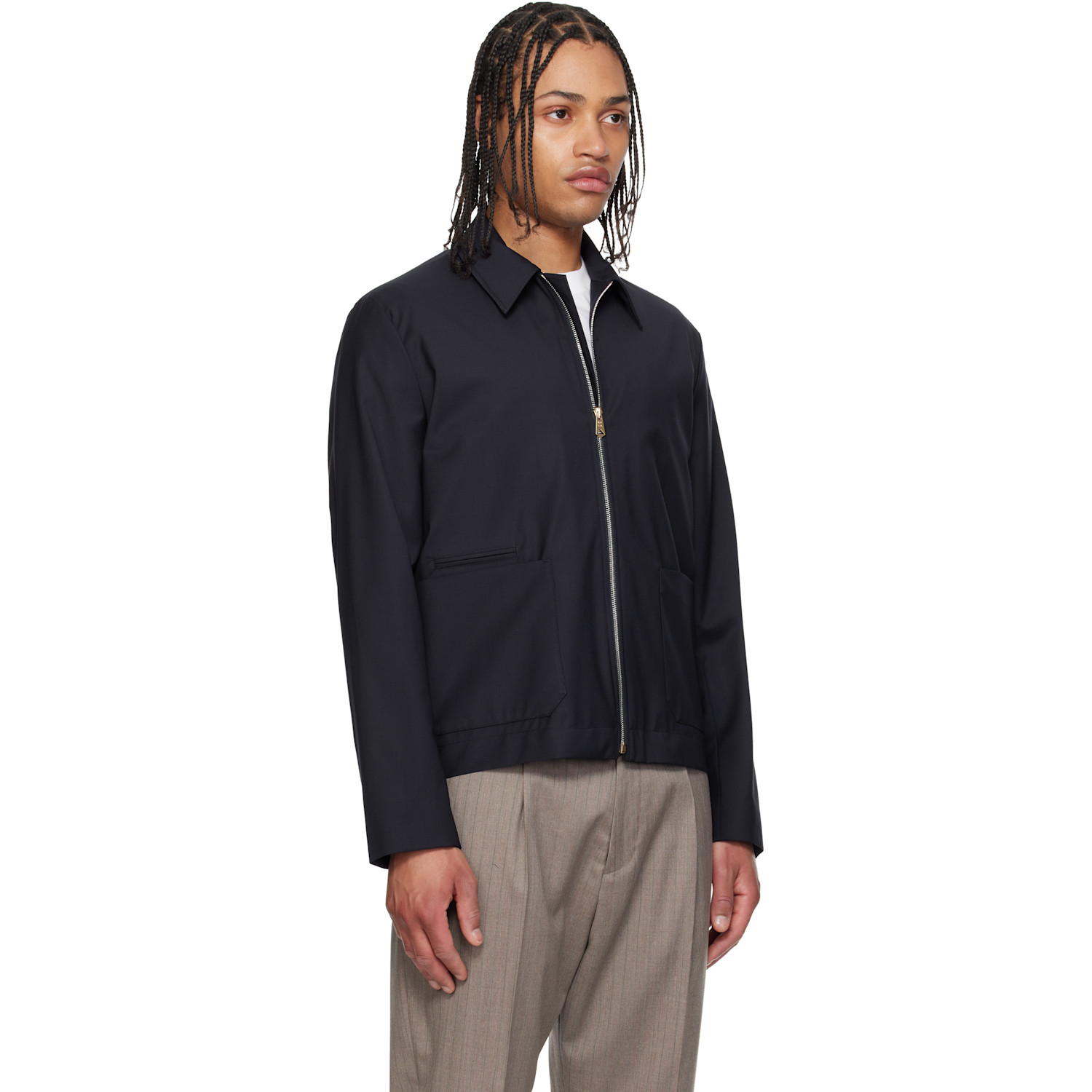  Paul Smith Navy Regular Fit Jacket 