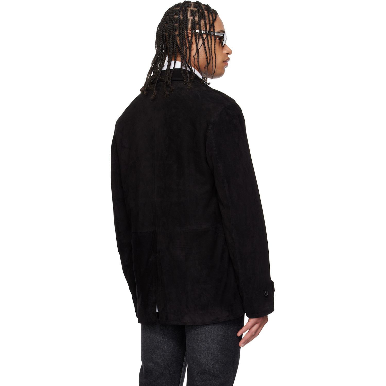  Paul Smith Black Field Suede Jacket 