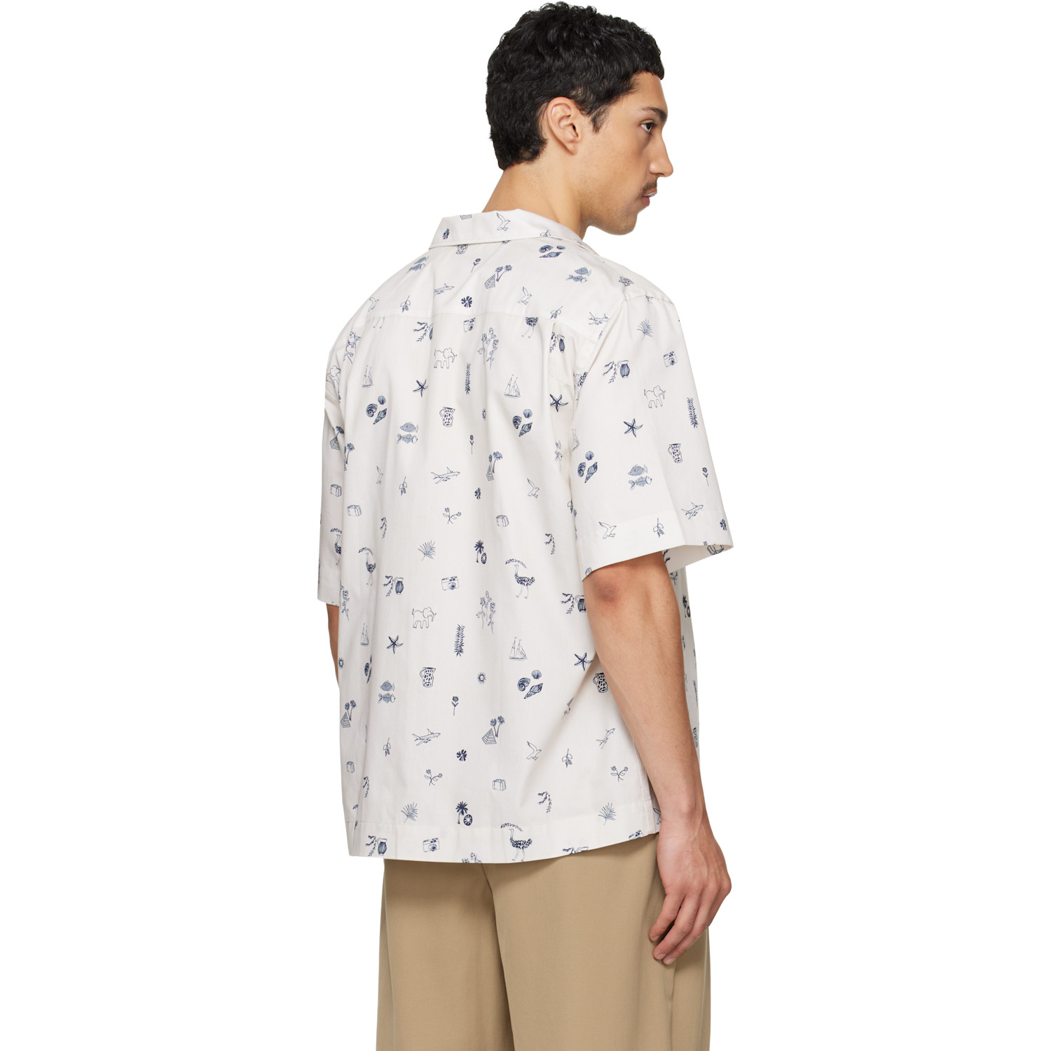 Paul Smith Off-white S/s Casual Fit Shirt 