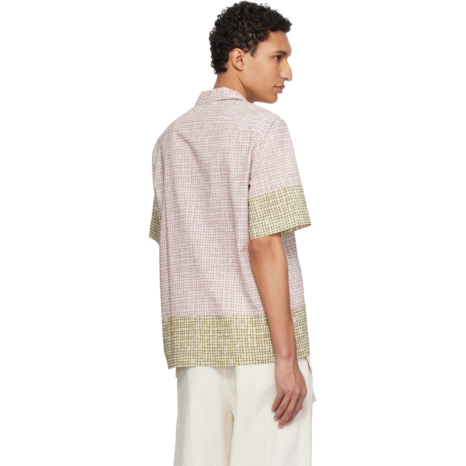  Paul Smith Purple & Green Checked Shirt 