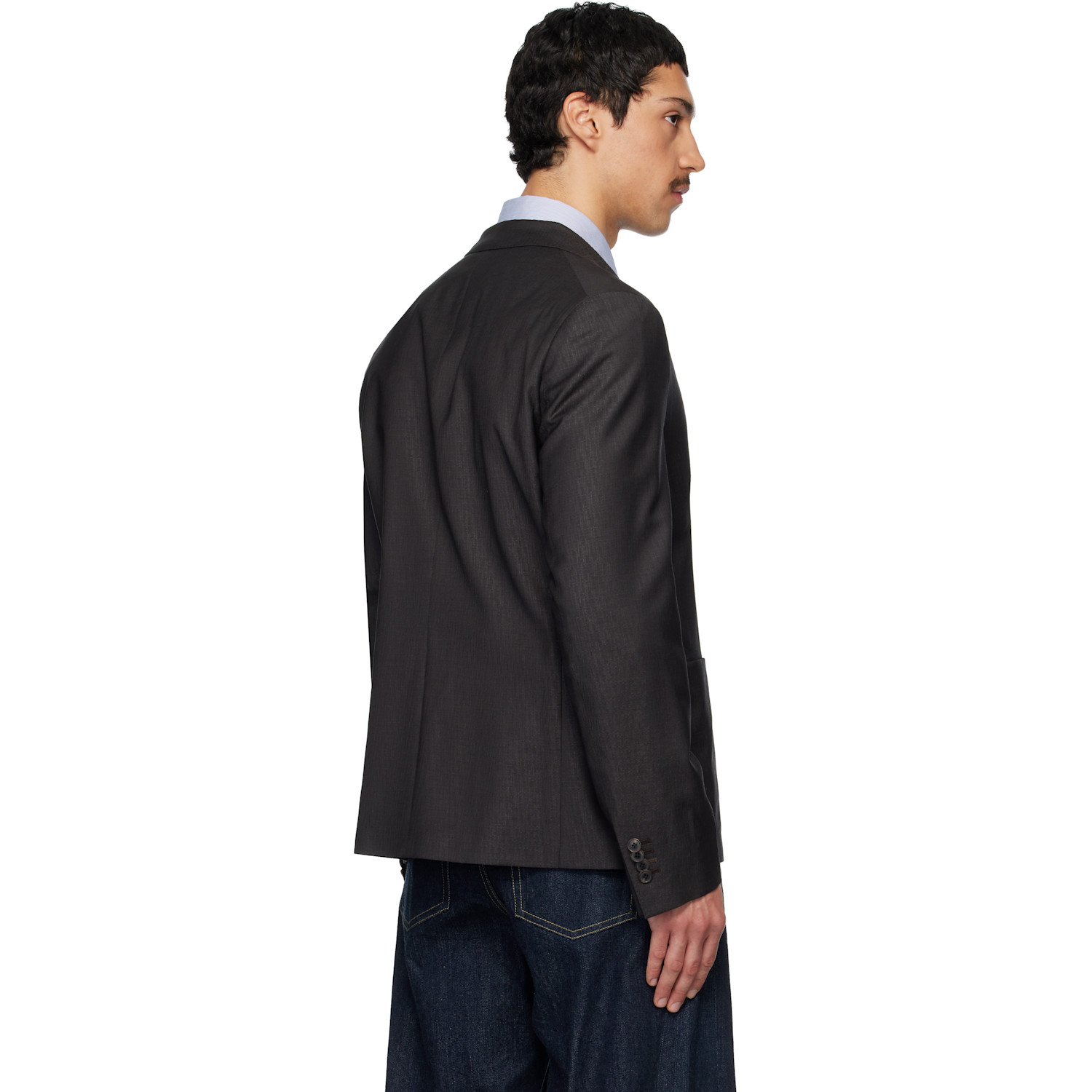  Paul Smith Brown Two-button Patch Pocket Blazer 