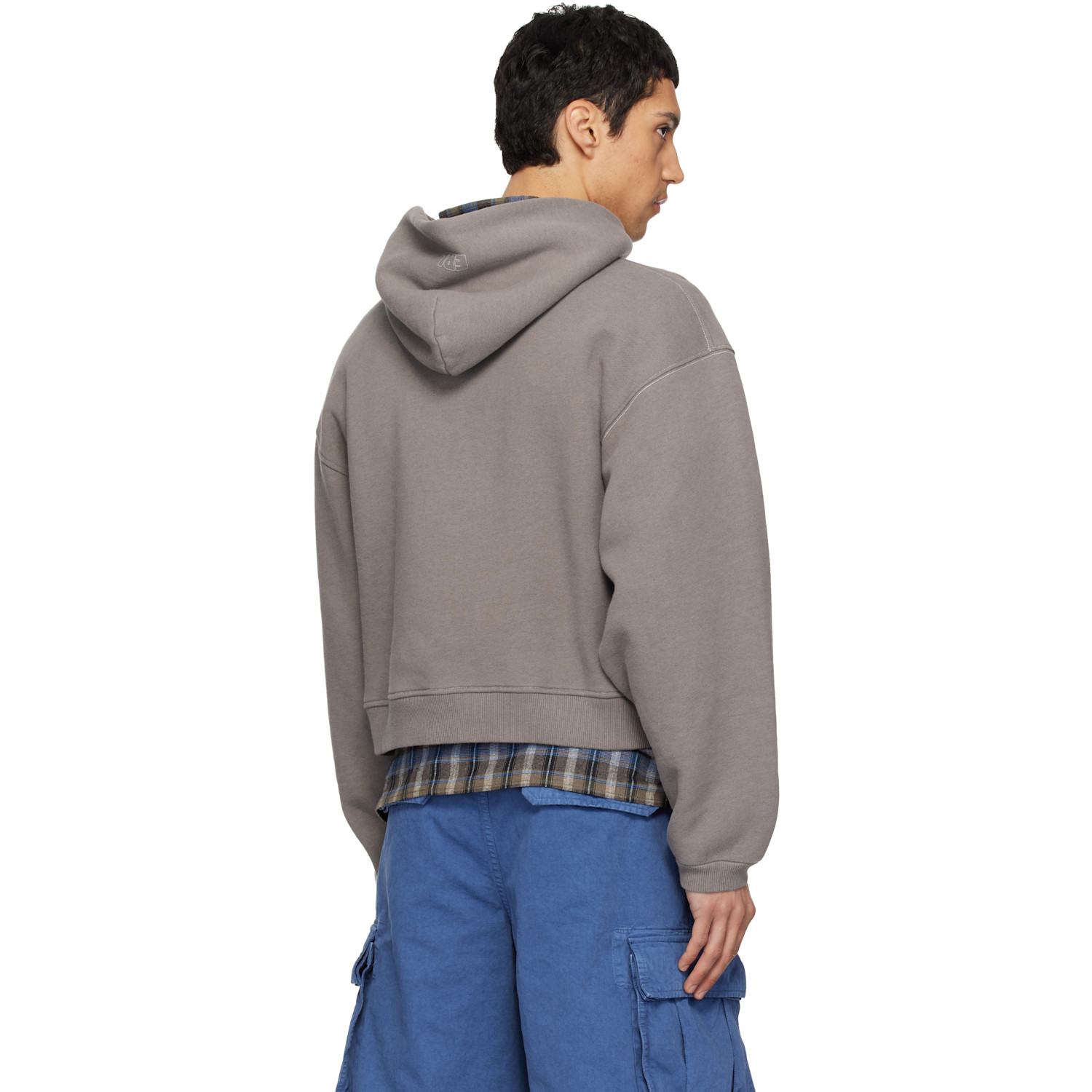  Erl Taupe Heathered Hoodie 