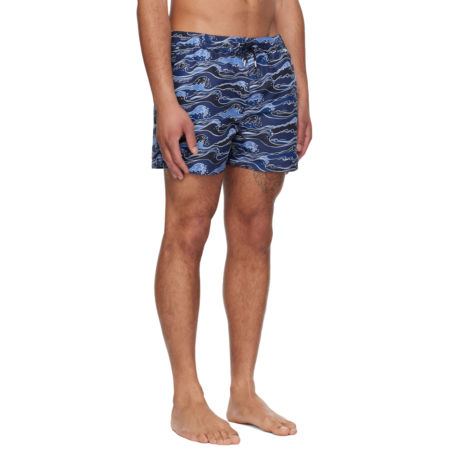  Paul Smith Blue Waves Swim Shorts 
