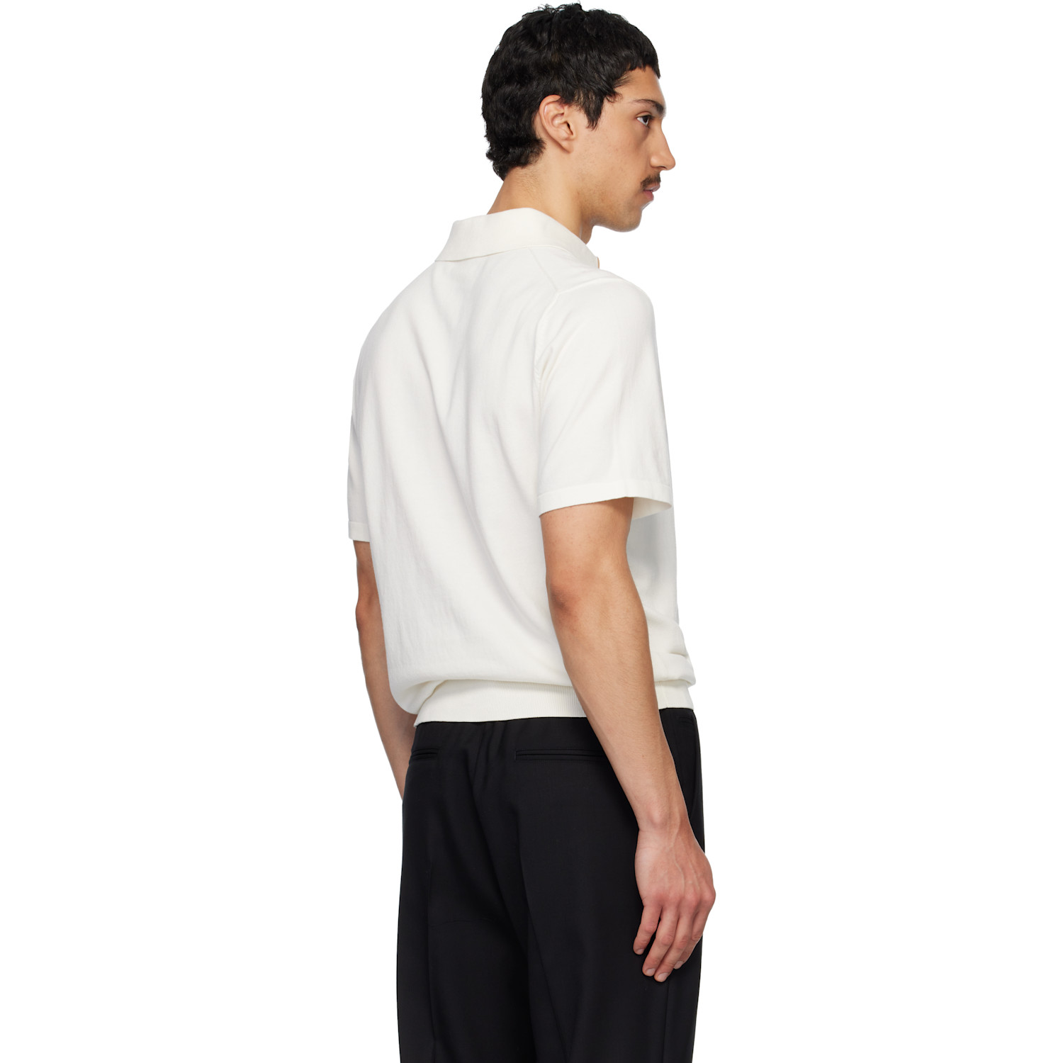  Paul Smith Off-white Short Sleeve Polo 