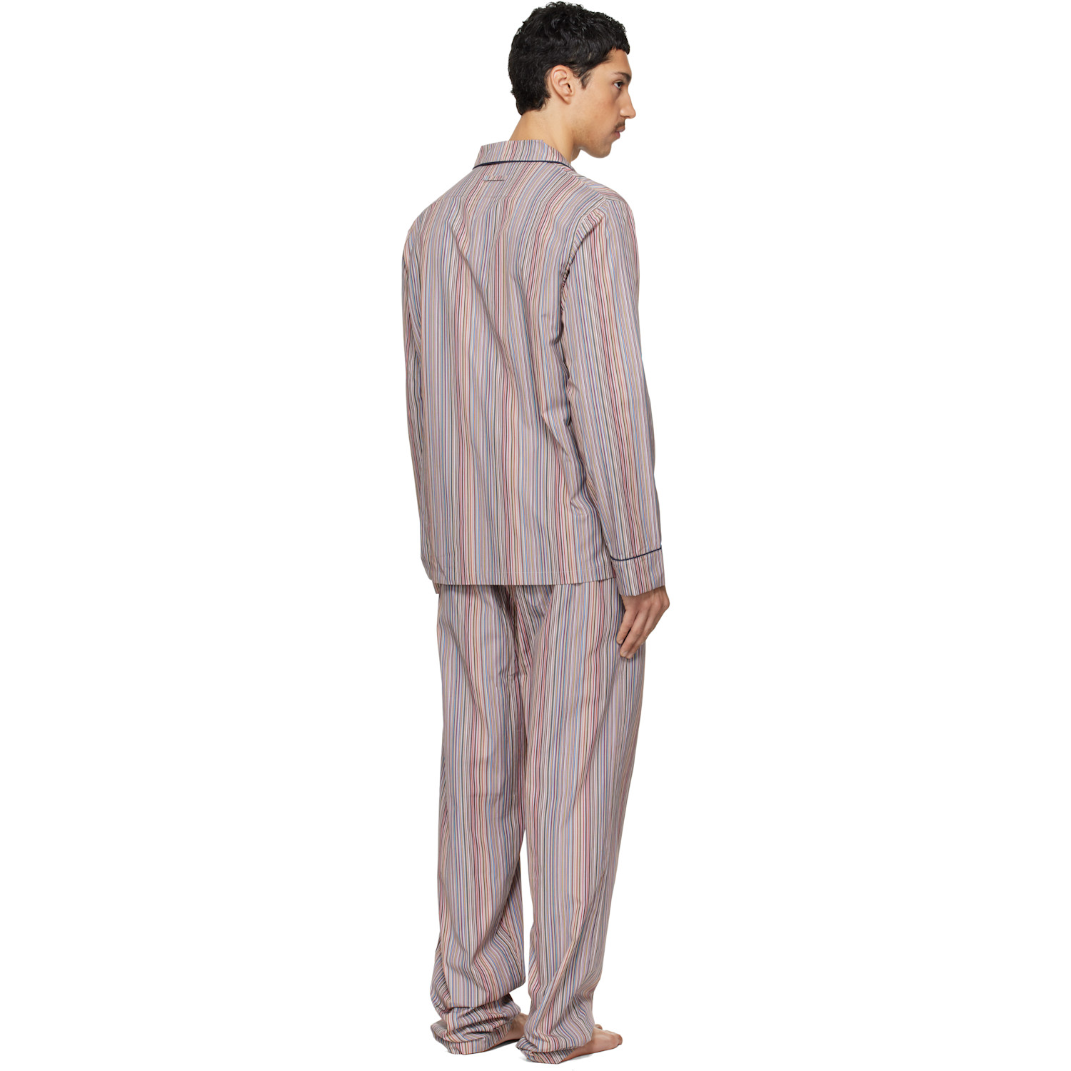  Paul Smith Multicolor 'signature Stripe' Cotton Pyjama Set 