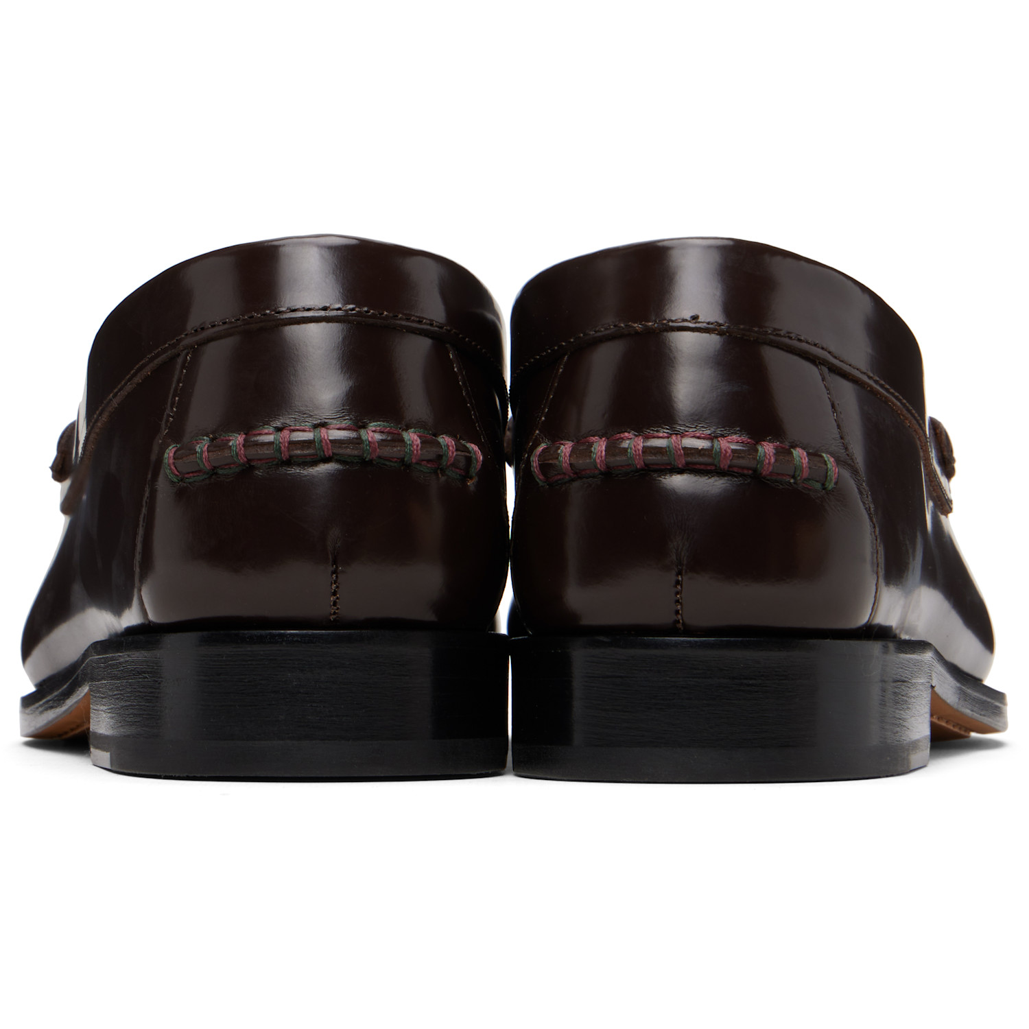 Paul Smith Brown Leather 'lido' Loafers 