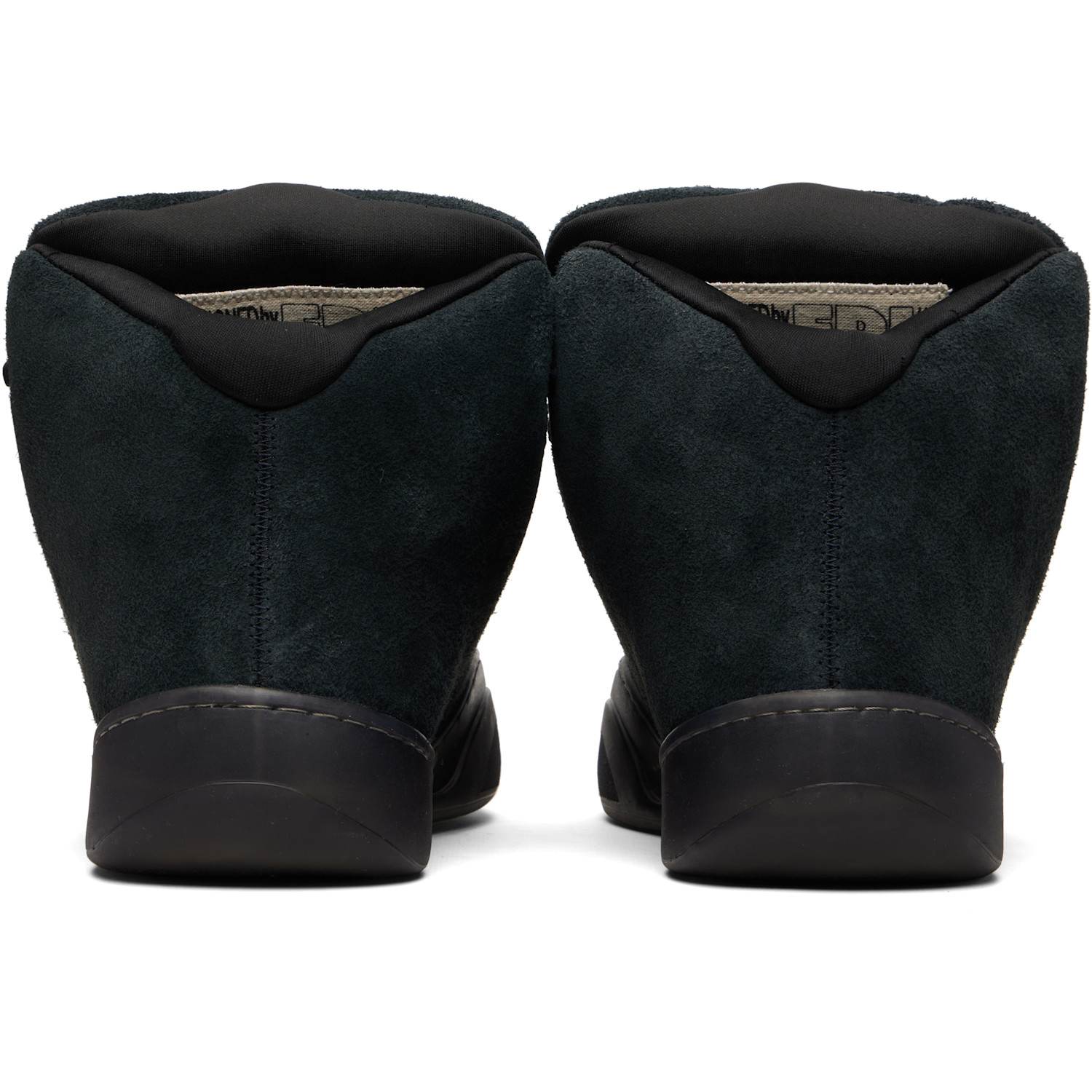 Erl Black Vamp High Sneakers 