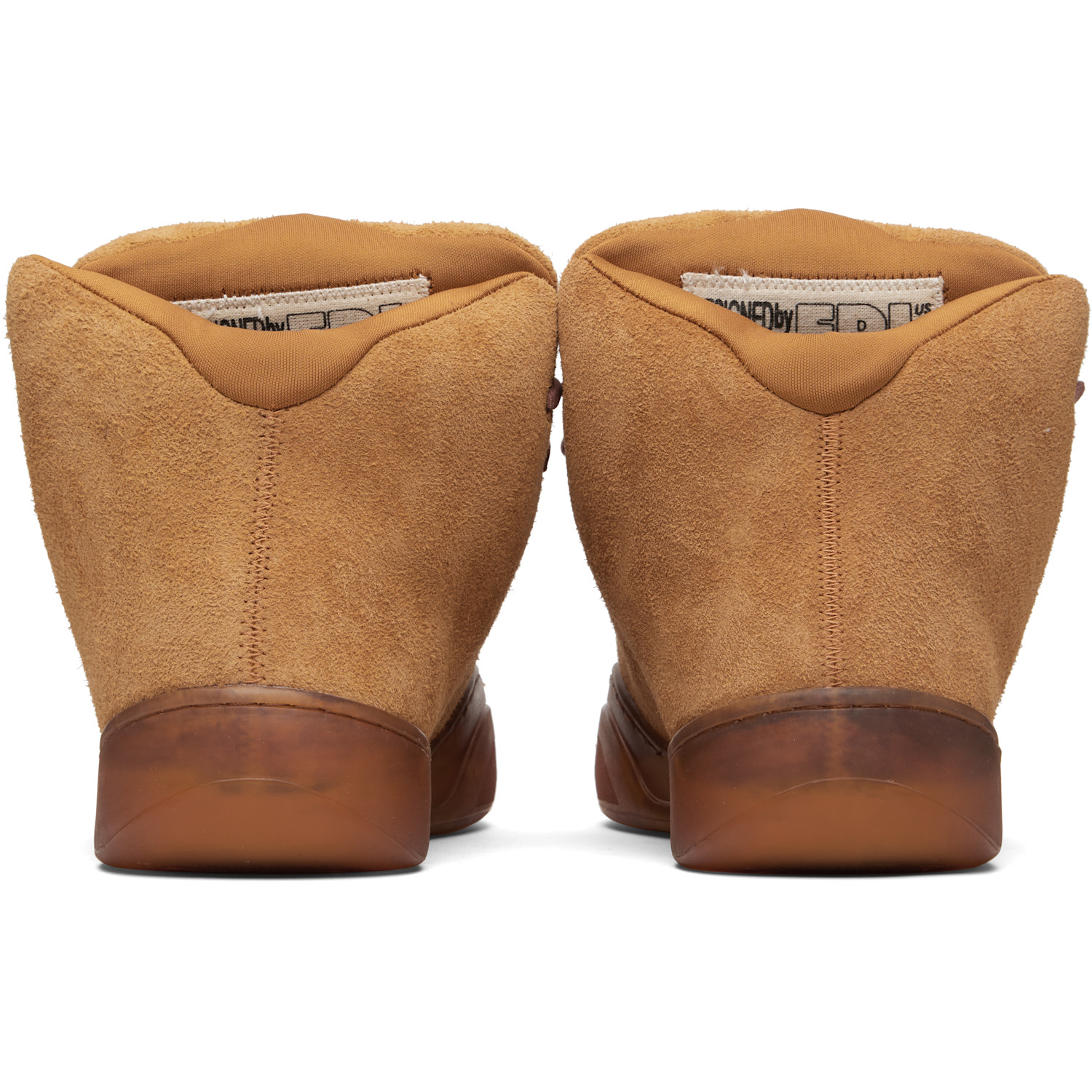  Erl Tan Vamp High Sneakers 