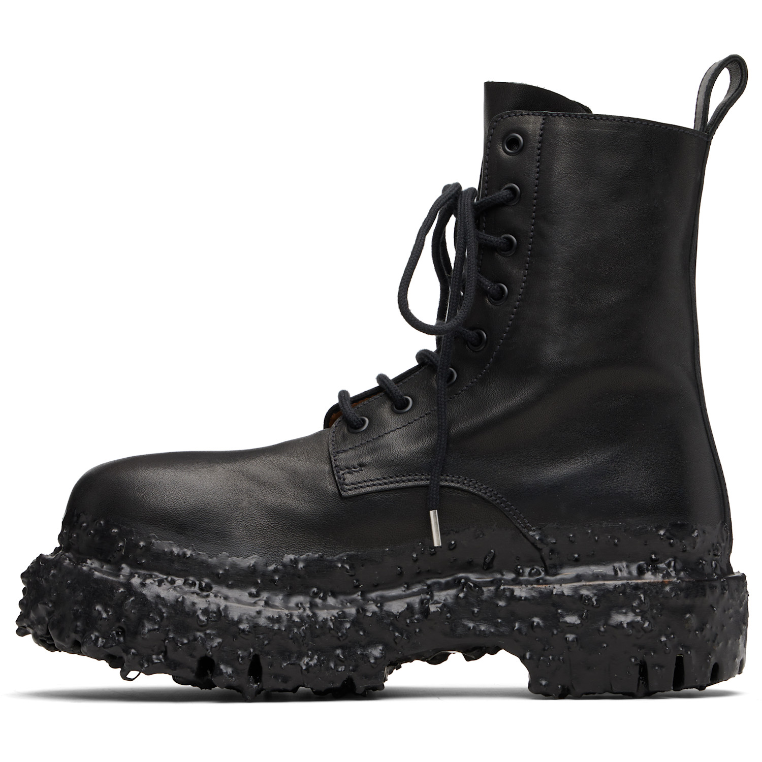  A Diciannoveventitre Black Octa Combat Boots 
