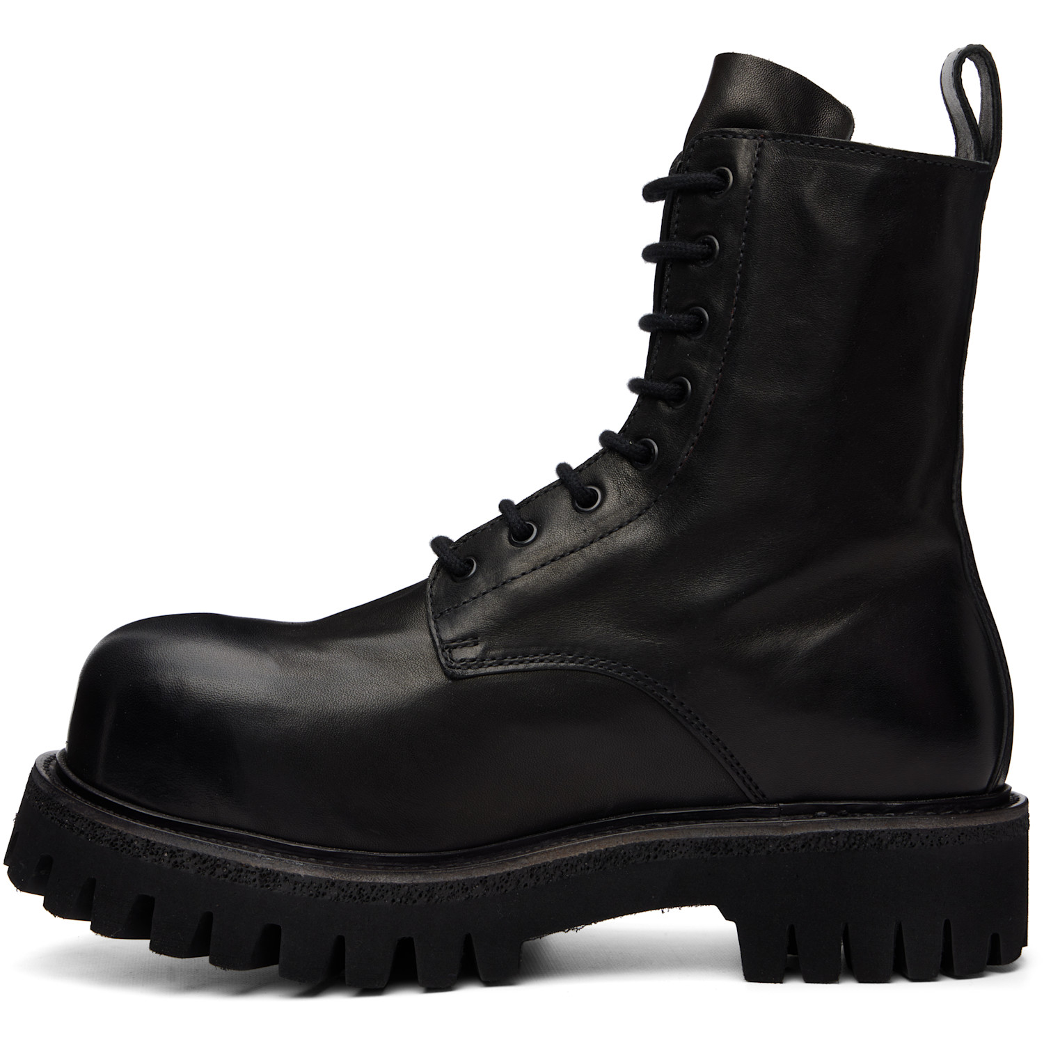  A Diciannoveventitre Black Horse Octa Combat Boots 