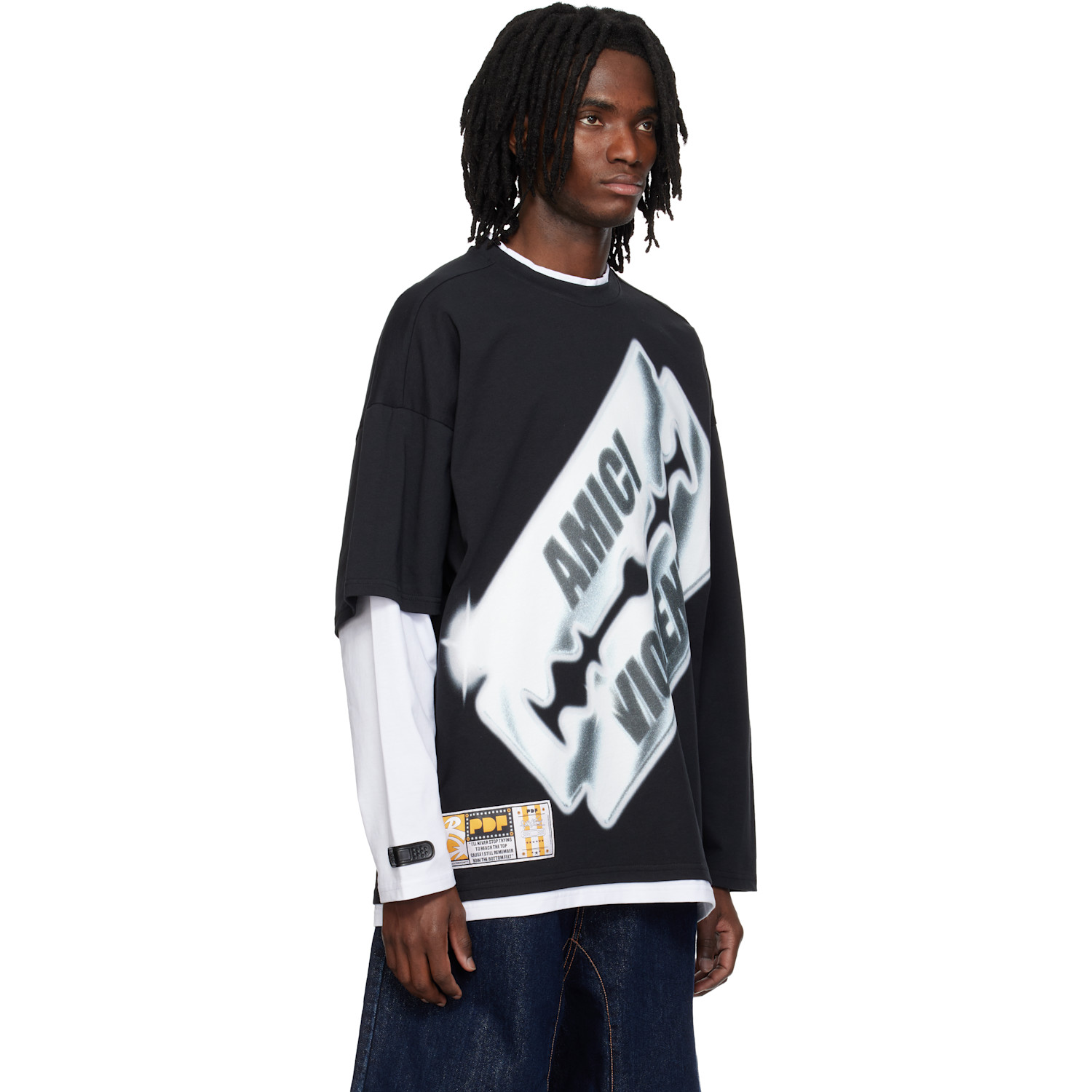  Pdf Black & White Blade T-shirt 