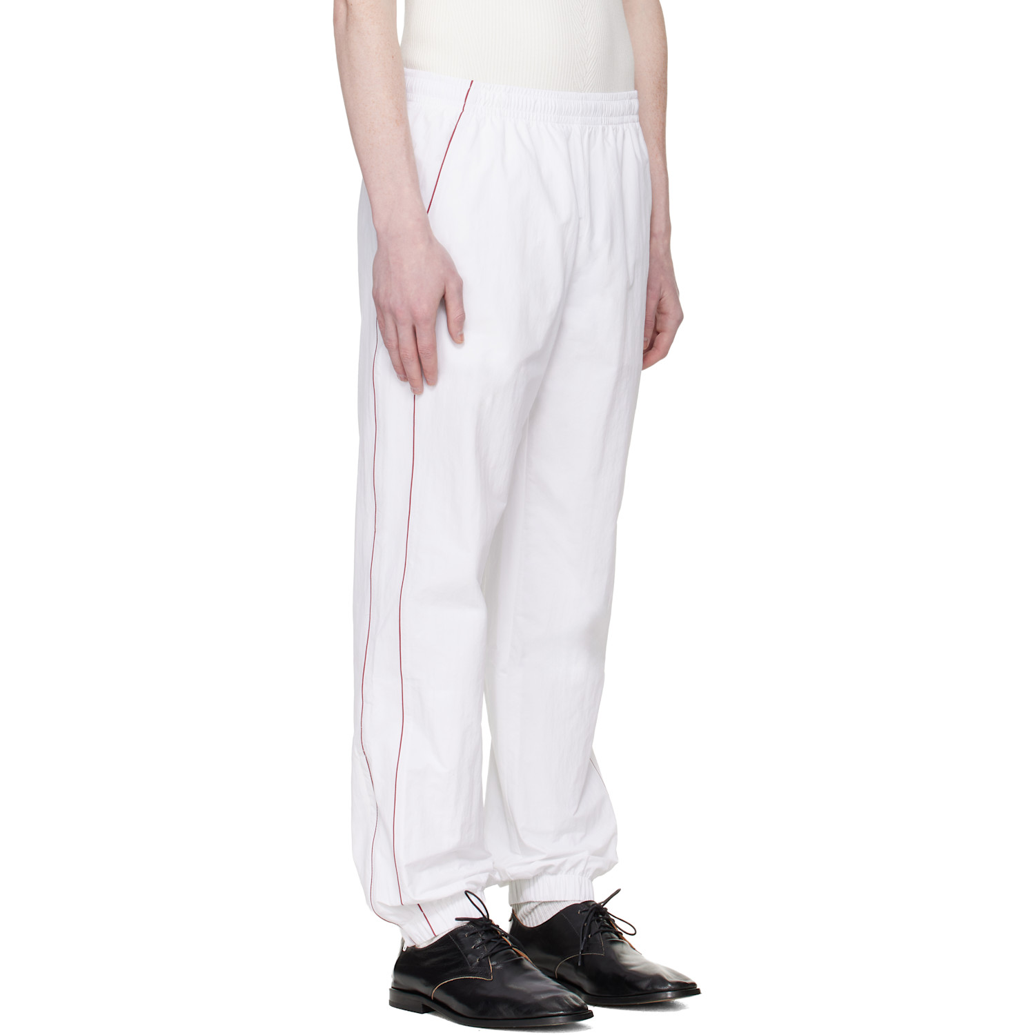  Lacoste White Top Tier Track Pants 