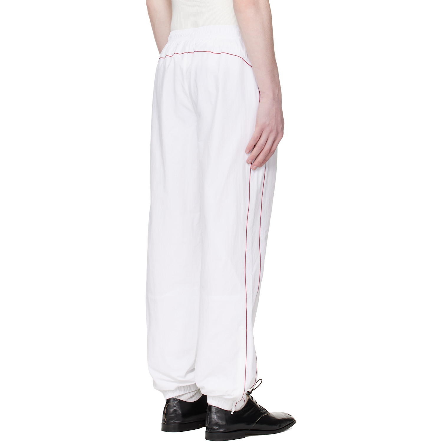  Lacoste White Top Tier Track Pants 