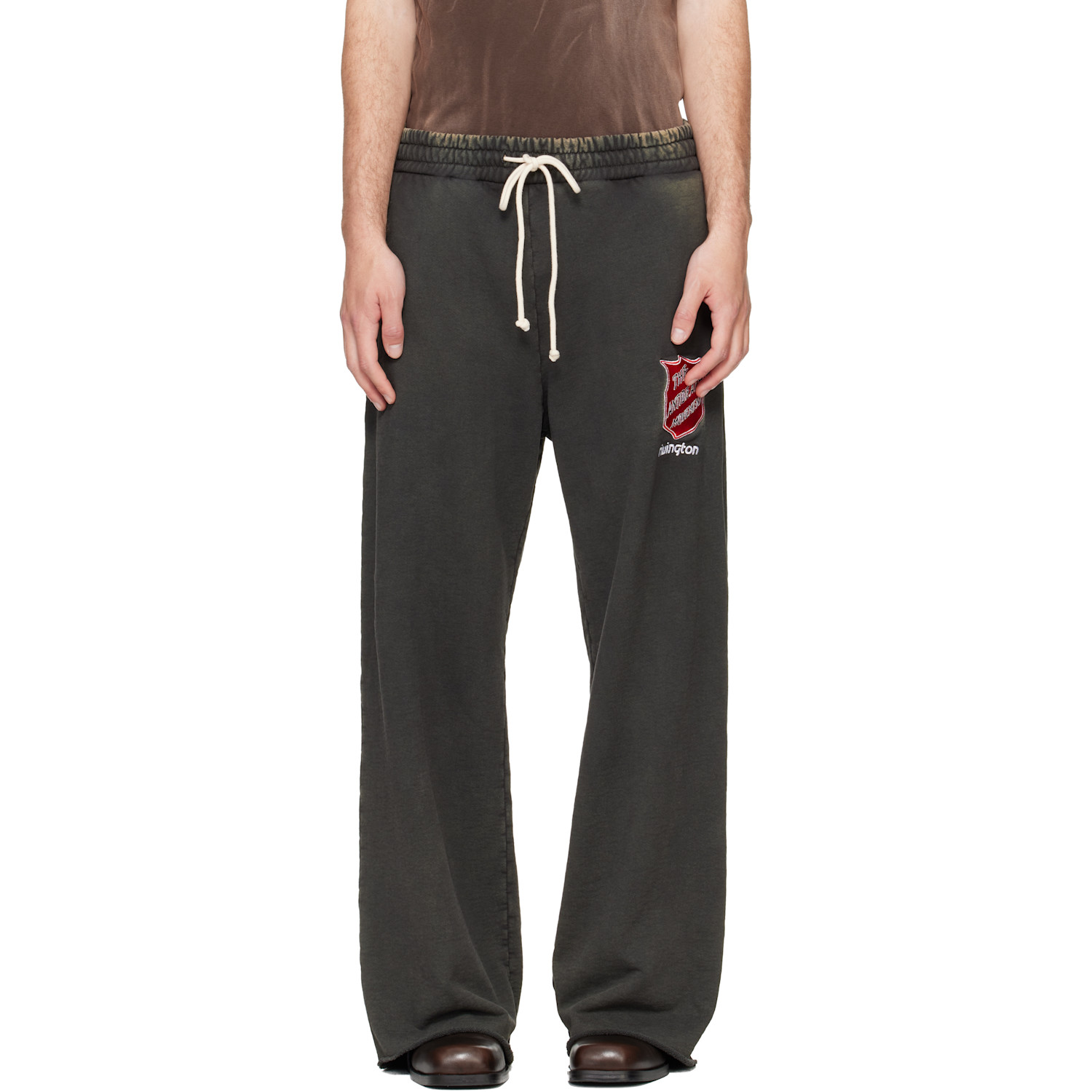 Rivington Roi Rebis Gray 'Anti Death Principal' Sweatpants