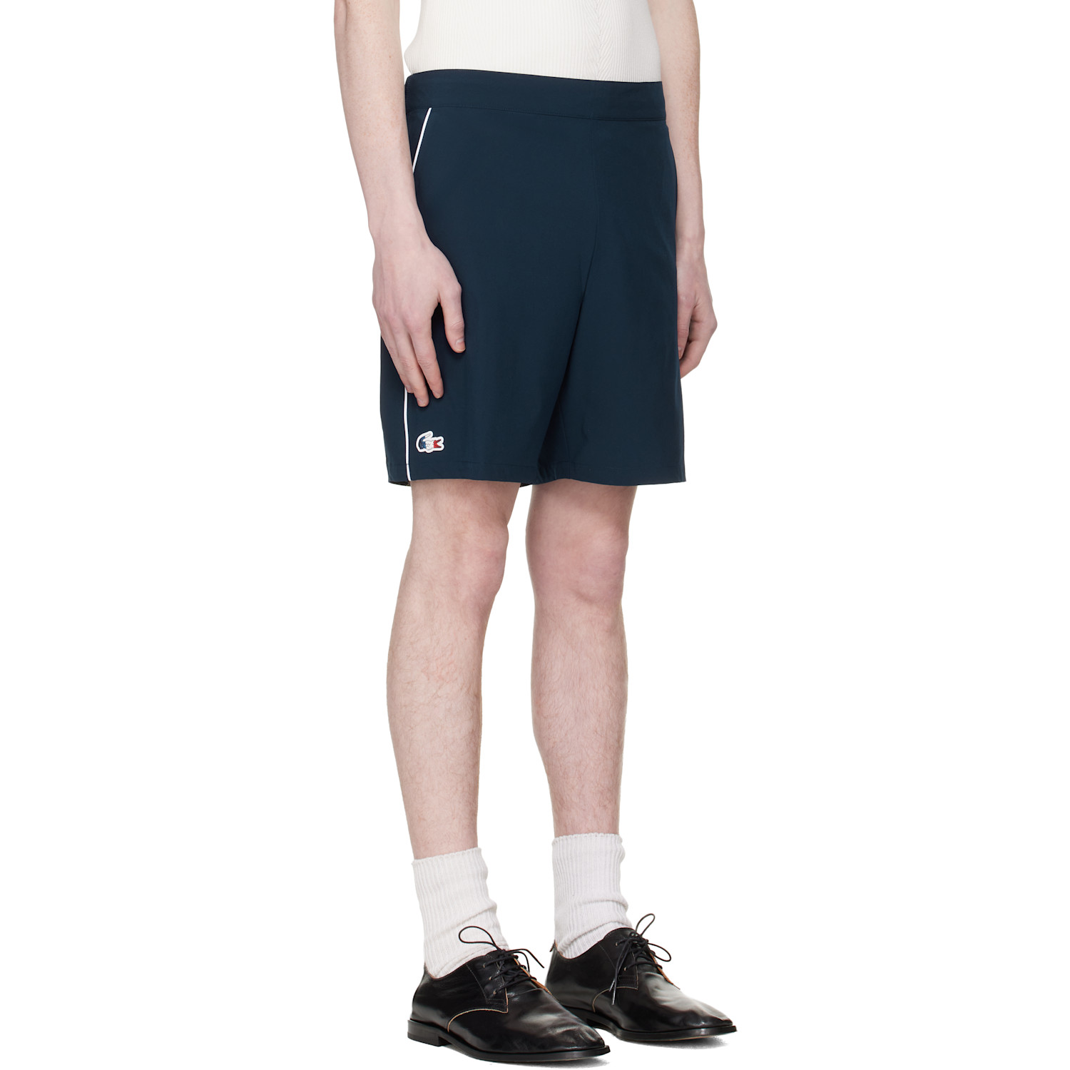  Lacoste Navy French Tennis Team Shorts 