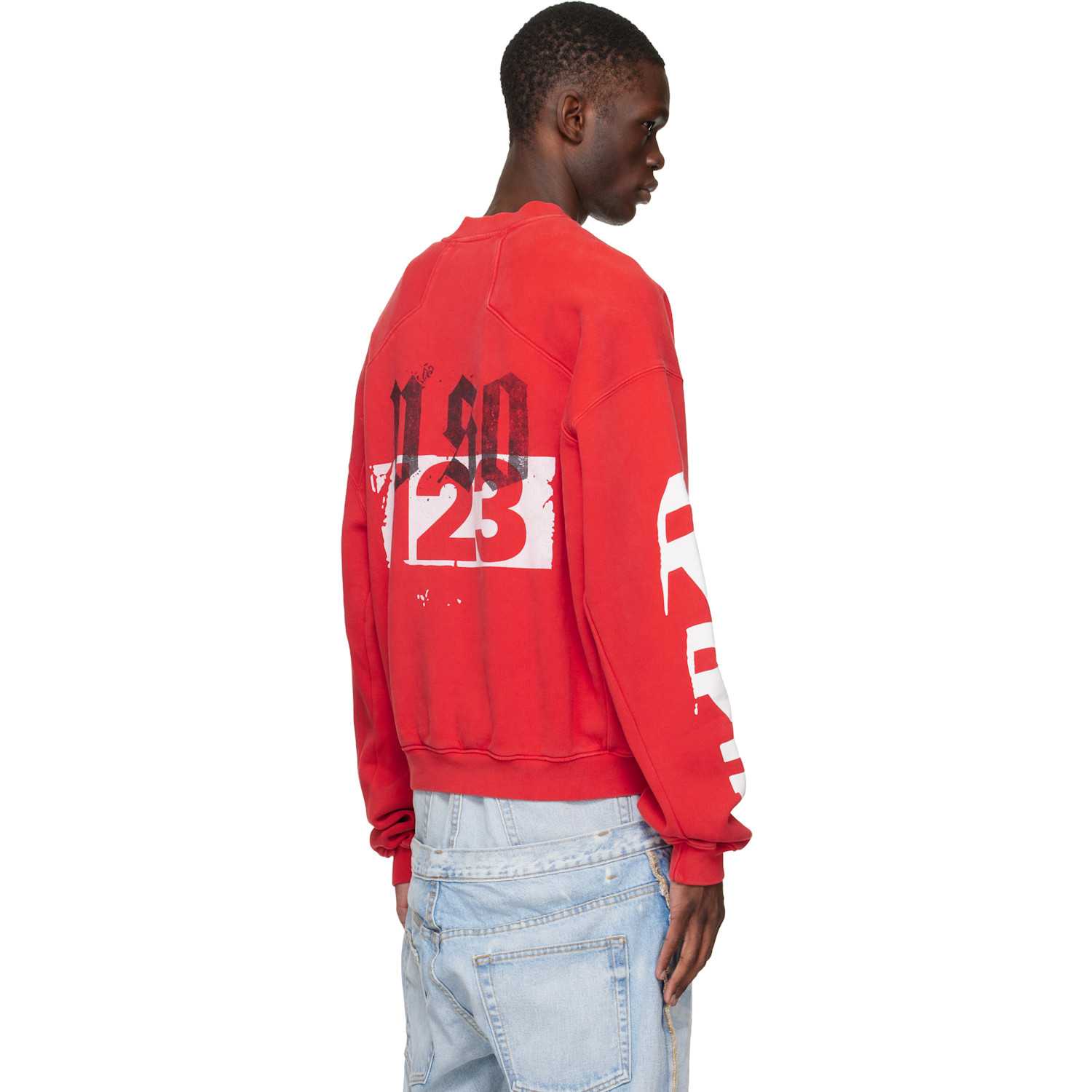  Rivington Roi Rebis Red Membership Uso Crewneck Sweatshirt 