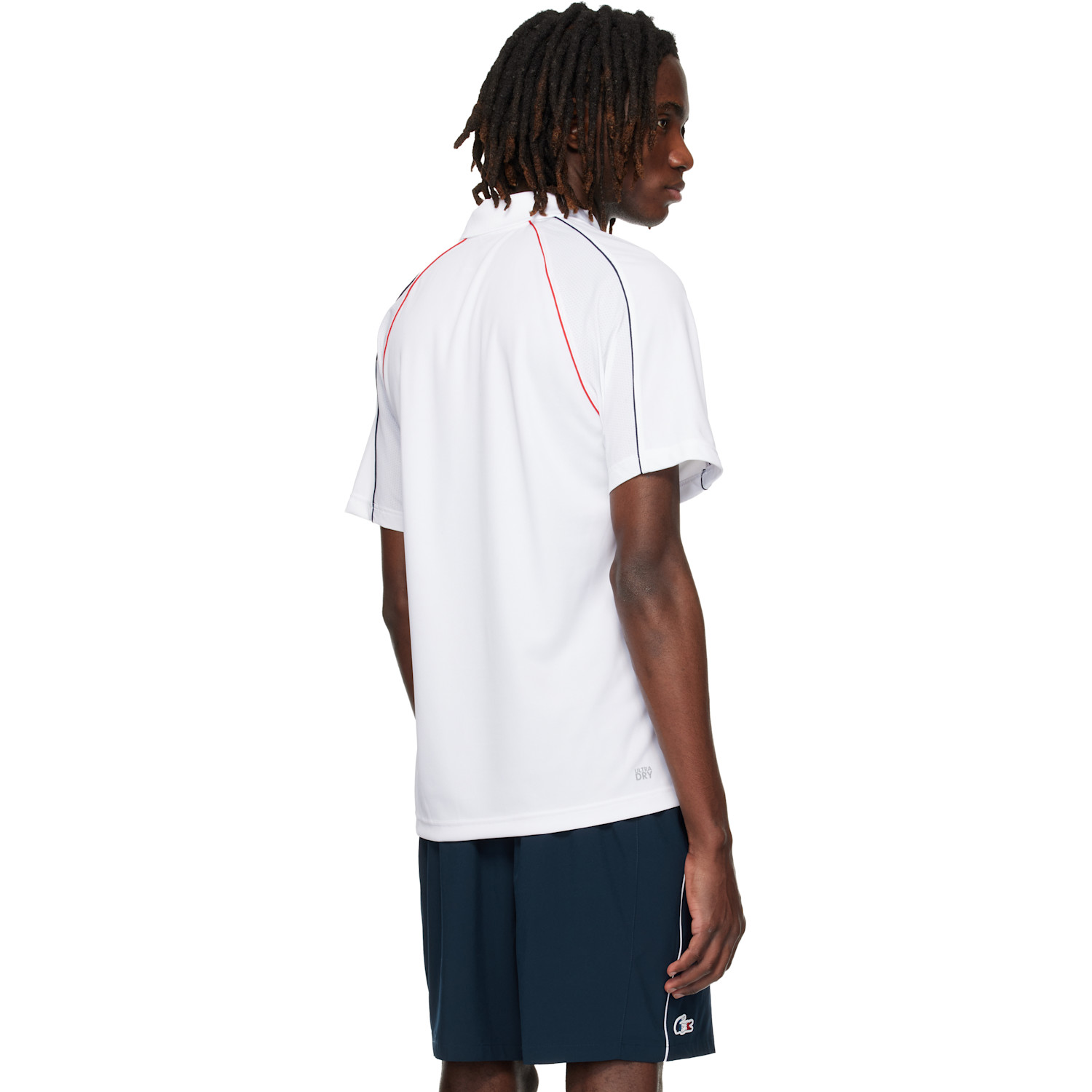  Lacoste White French Tennis Team Polo 