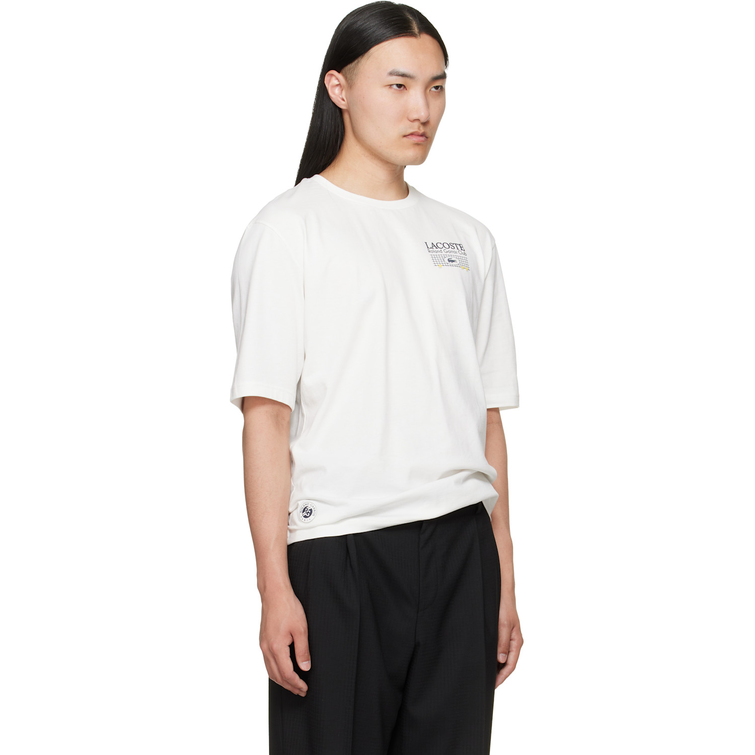 Lacoste Off-white Roland-garros Edition Graphic T-shirt 