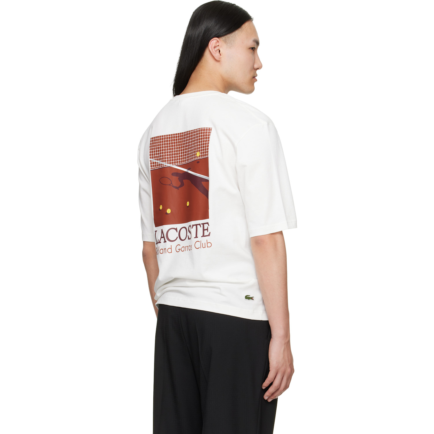  Lacoste Off-white Roland-garros Edition Graphic T-shirt 