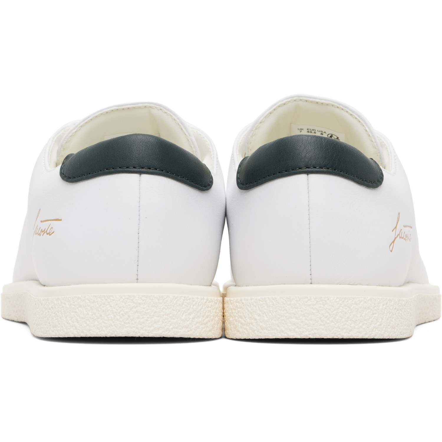  Lacoste White Linecourt Leather Sneakers 