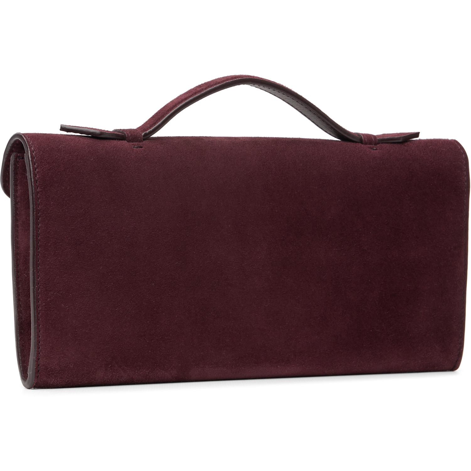  Métier Burgundy Edge Clutch 