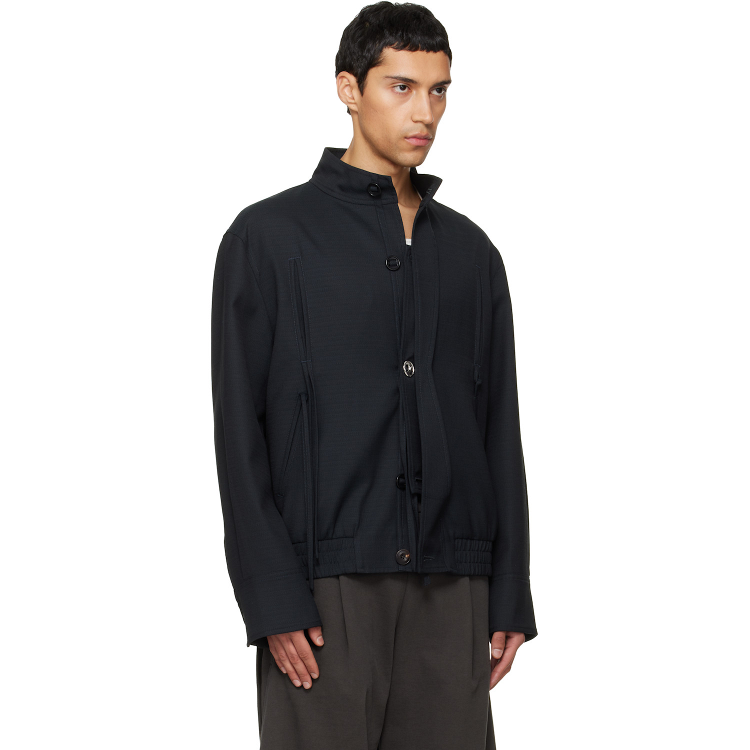  Nullus Navy Harrington Jacket 