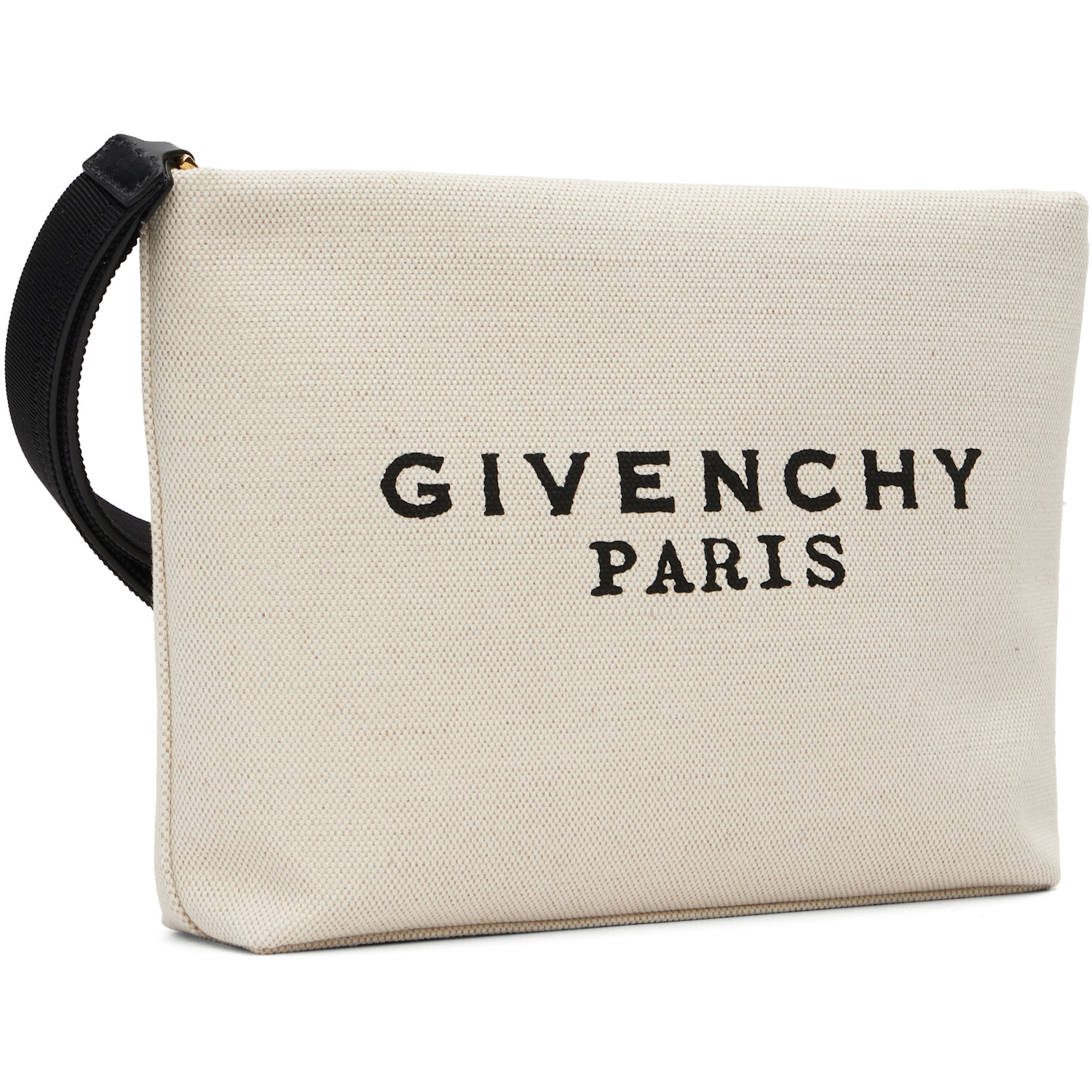  Givenchy Off-white 'givenchy' Canvas Pouch 