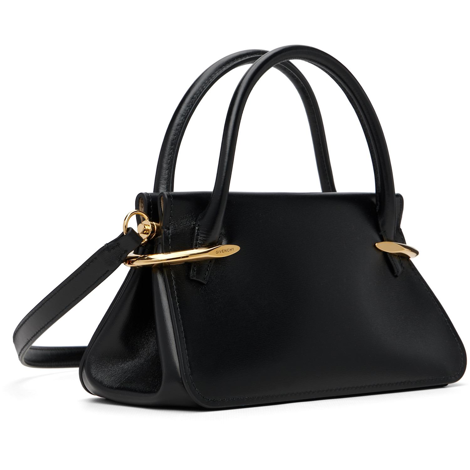  Givenchy Black Leather Mini Pinch Bag 