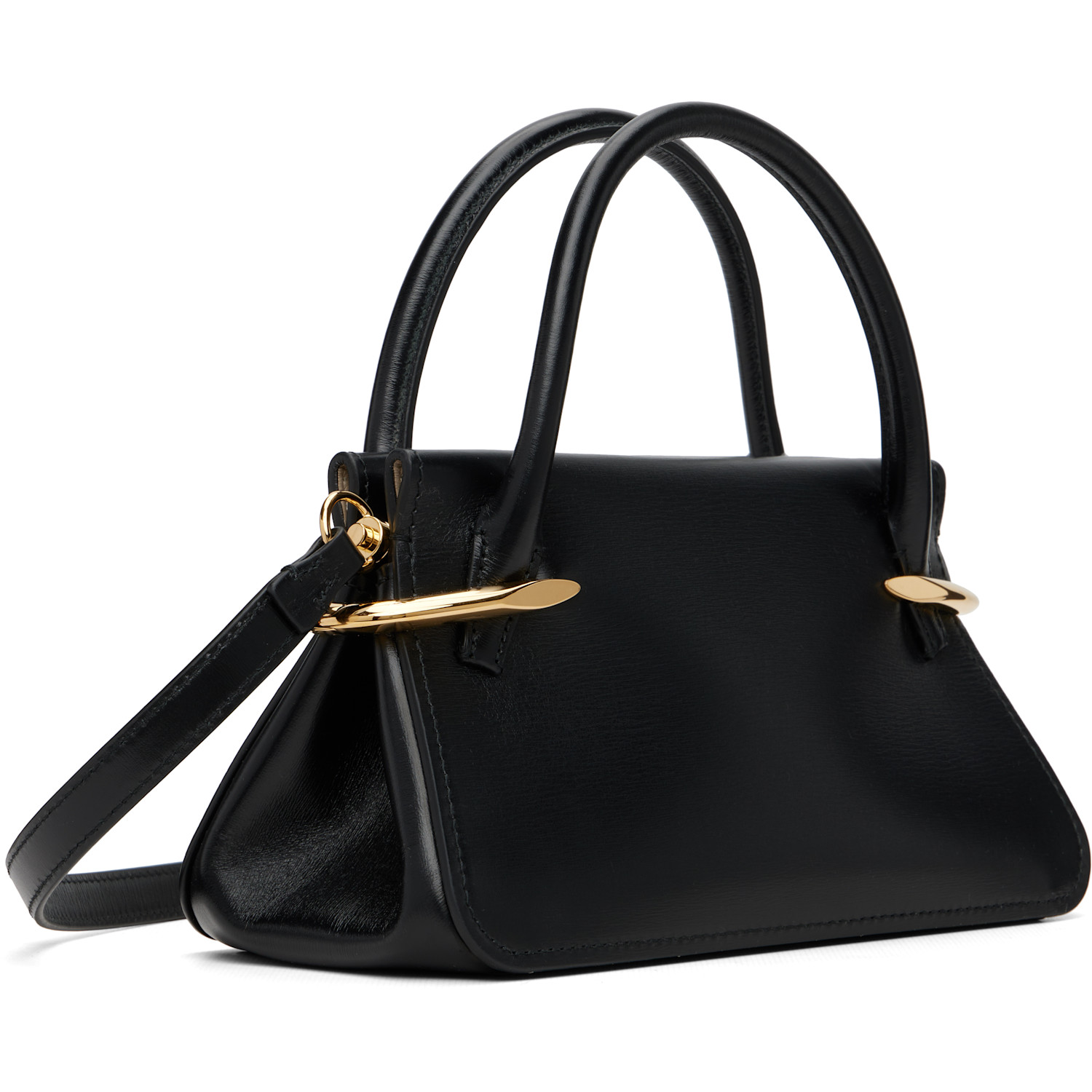  Givenchy Black Leather Mini Pinch Bag 