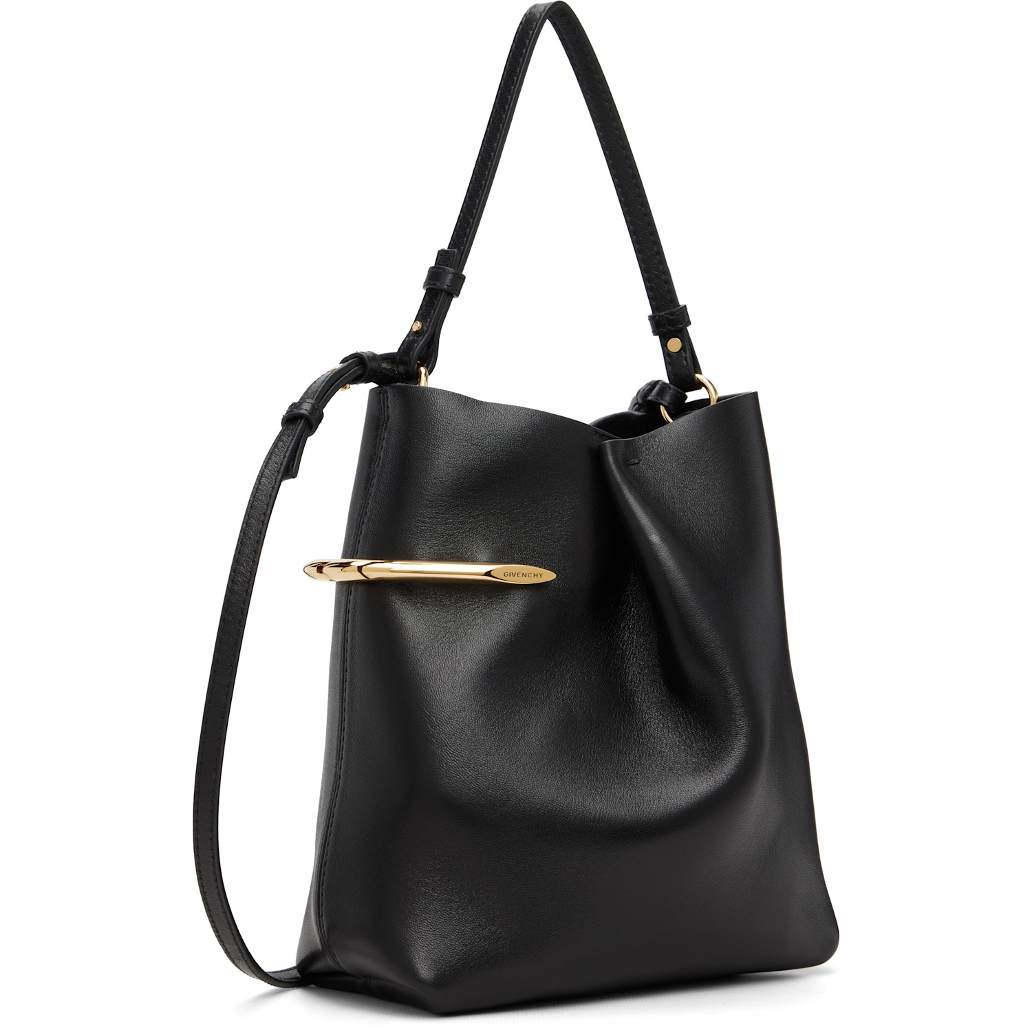  Givenchy Black 'pinch Me' Pouch Bag 