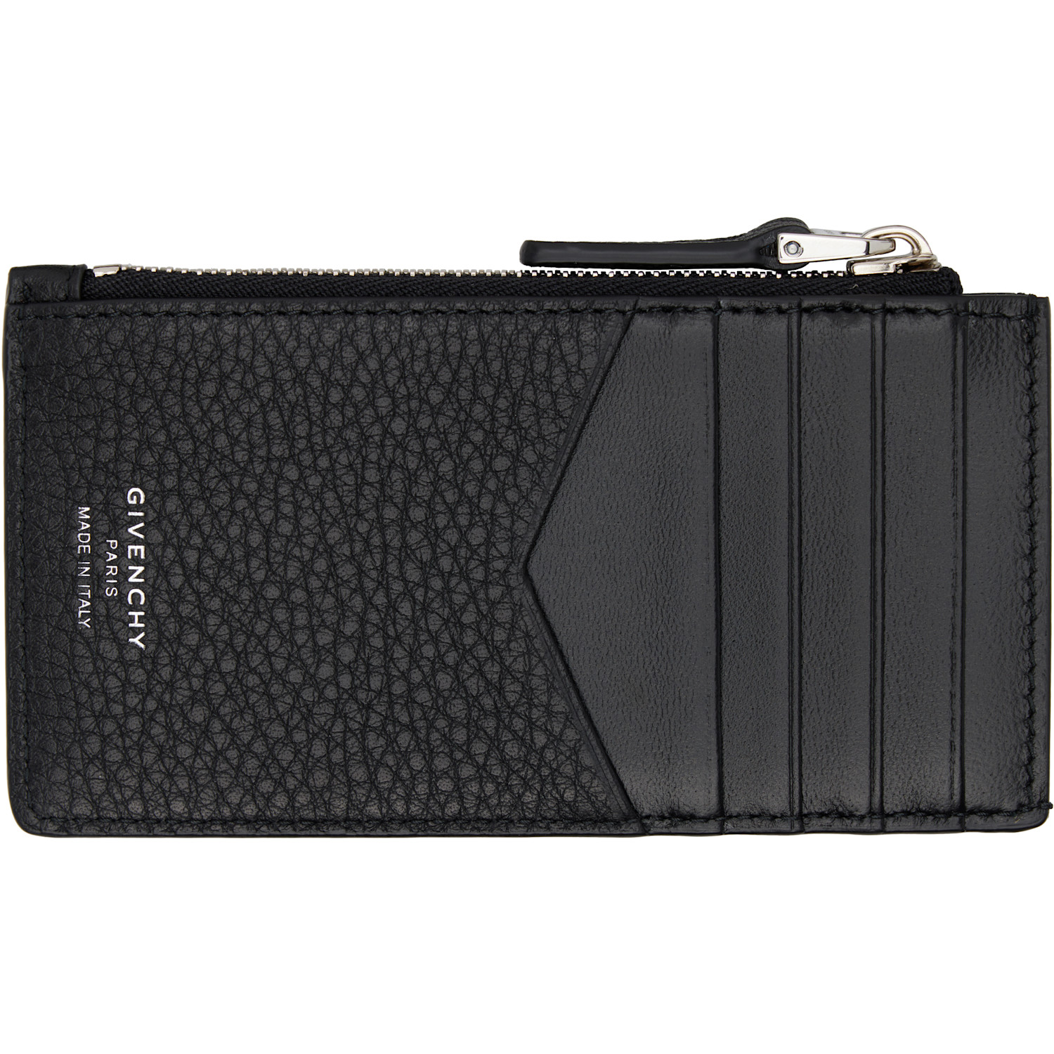  Givenchy Black Zipped Card Holder 