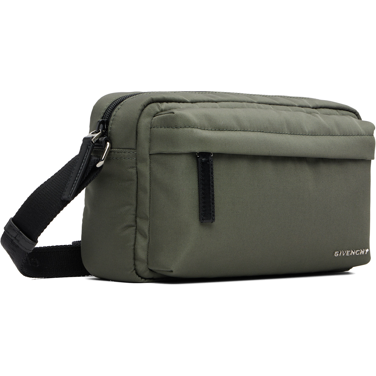  Givenchy Khaki Essential U Crossbody Nylon Bag 