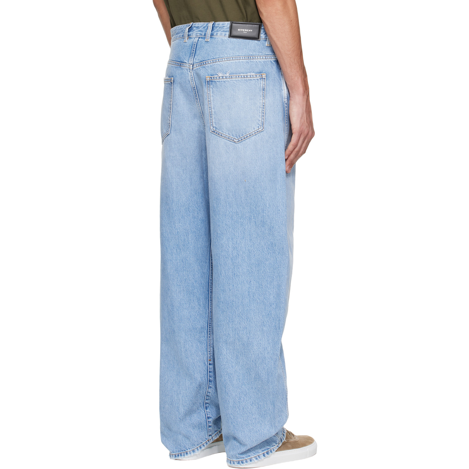  Givenchy Blue Couture Seam Jeans 