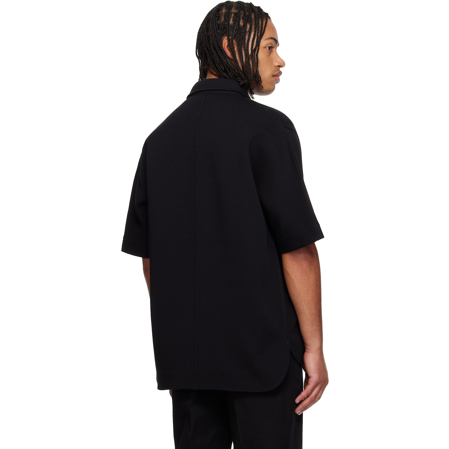  Givenchy Black 'givenchy Paris' Patch Shirt 