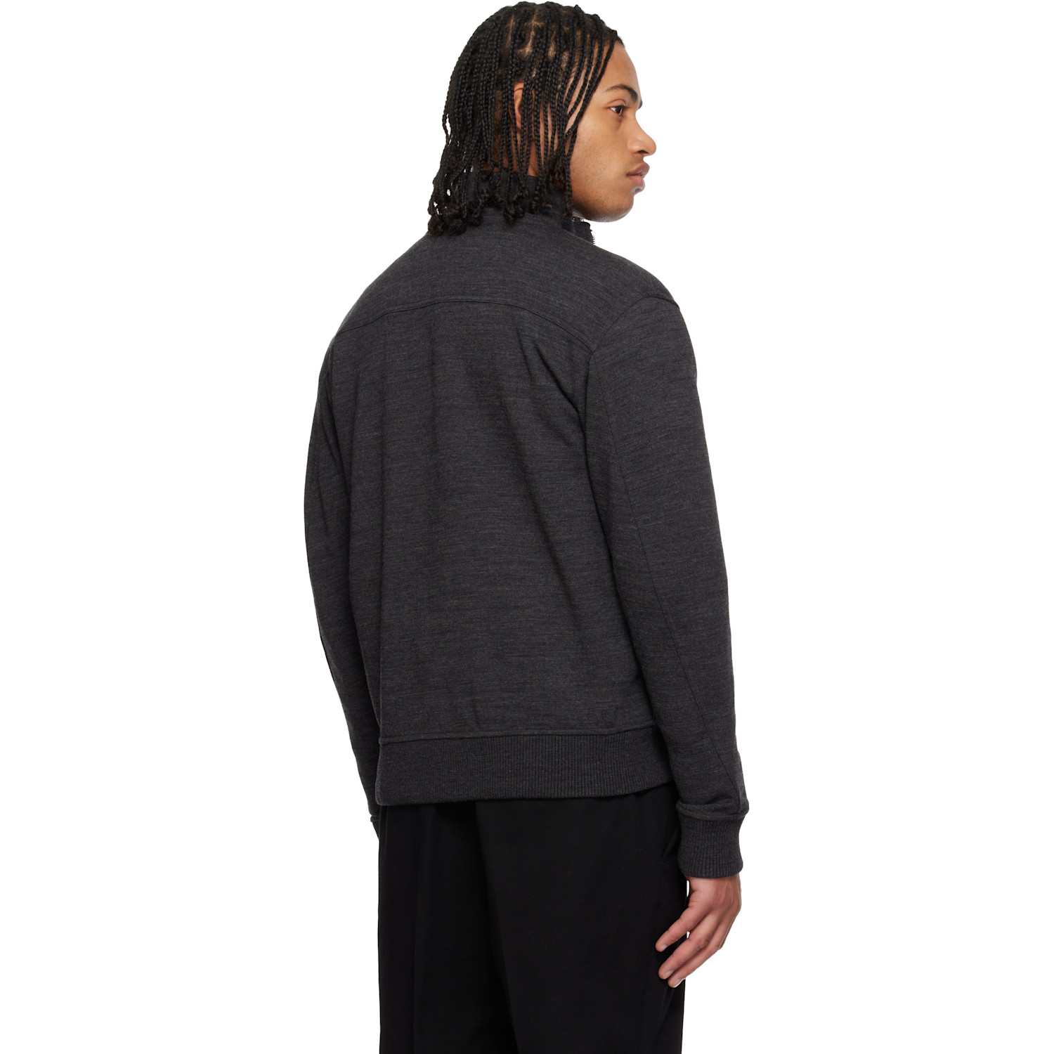  Givenchy Gray 'givenchy Paris' Gros Grain Sweatshirt 