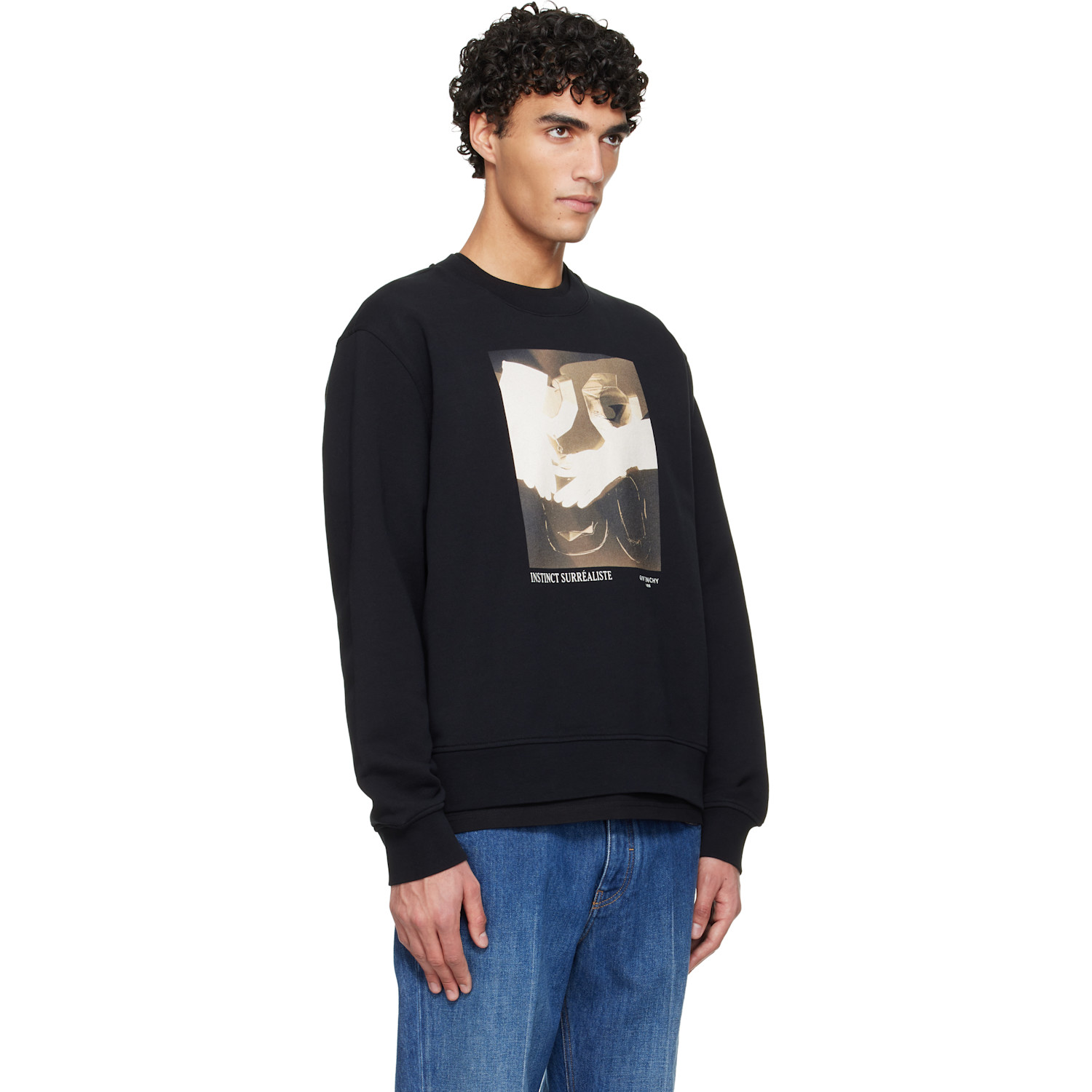  Givenchy Black Regular Fit Sweatshirt 