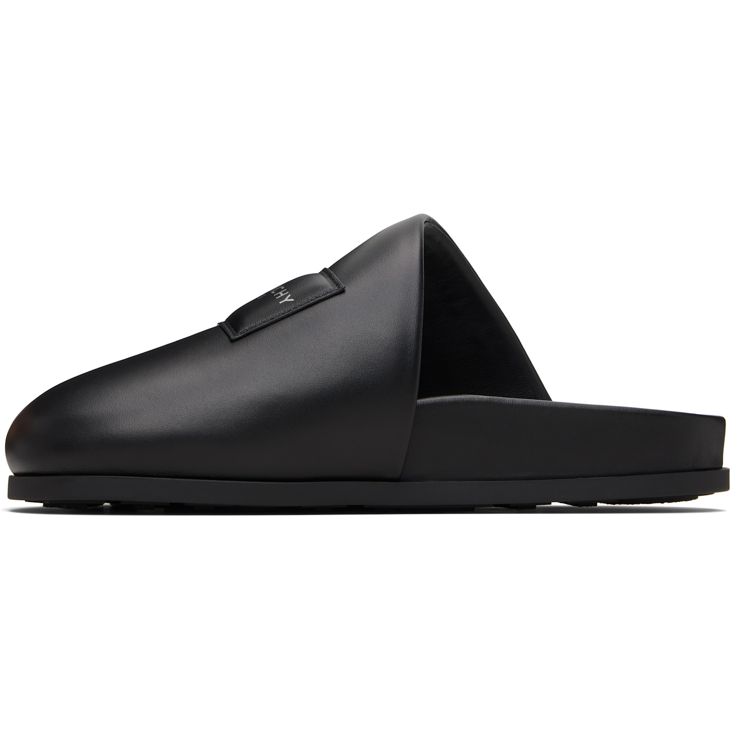  Givenchy Black Puffy Nappa Leather Mule Loafers 
