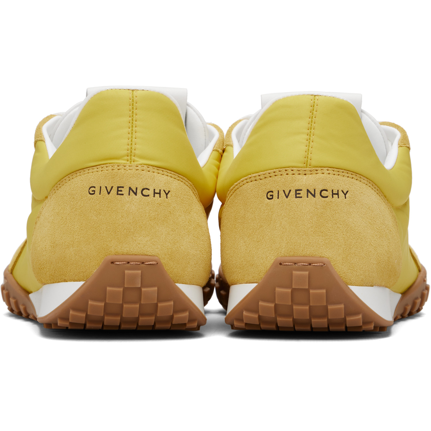  Givenchy Yellow Glide Runner Sneakers 