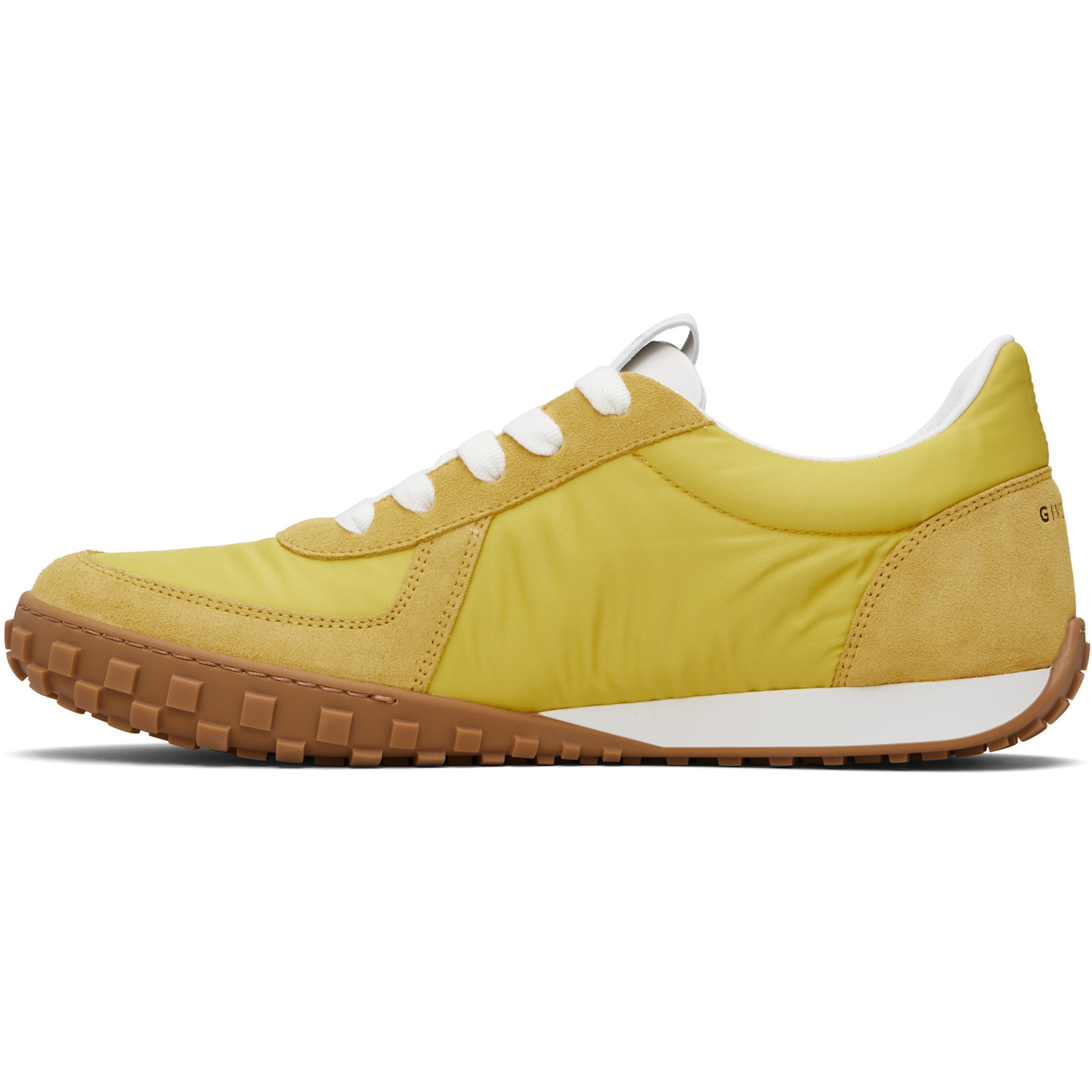  Givenchy Yellow Glide Runner Sneakers 