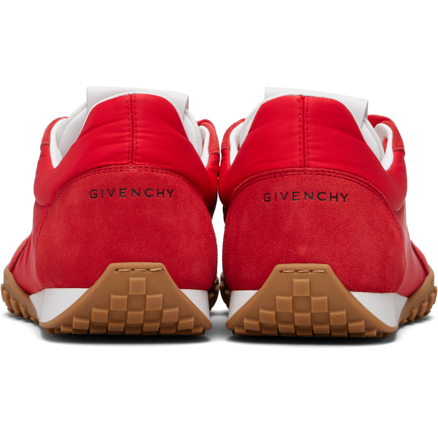  Givenchy Red Glide Runner Sneakers 