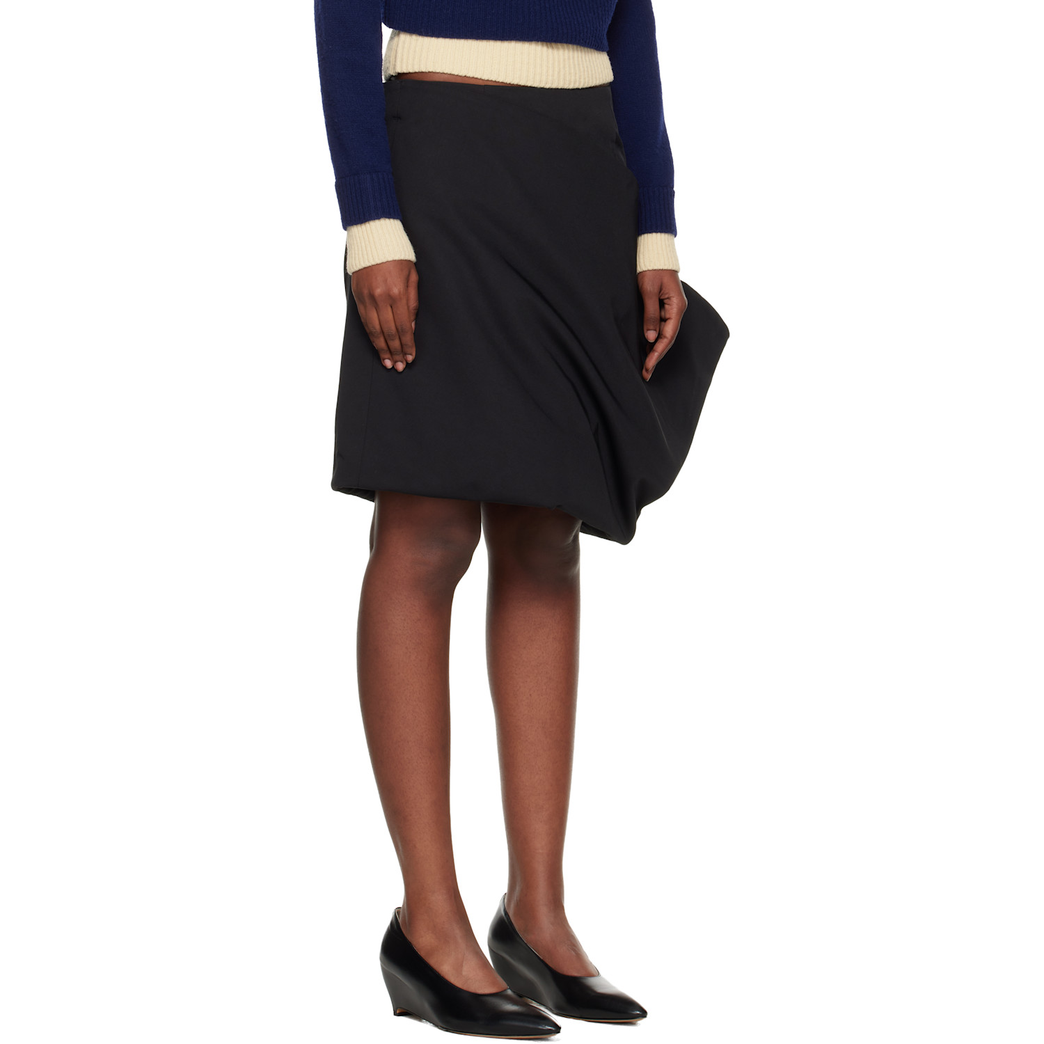  Lii Black Cone Miniskirt 