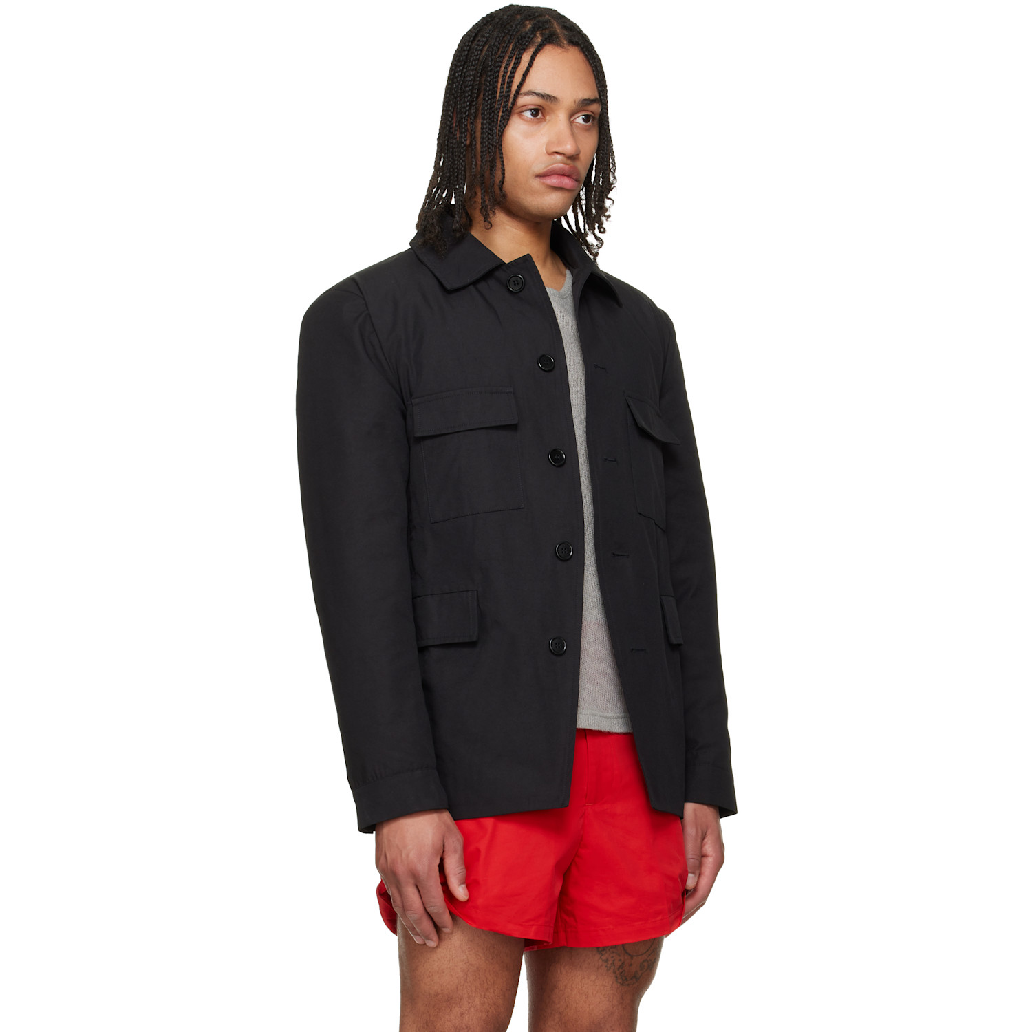 Lii Black Military Jacket 