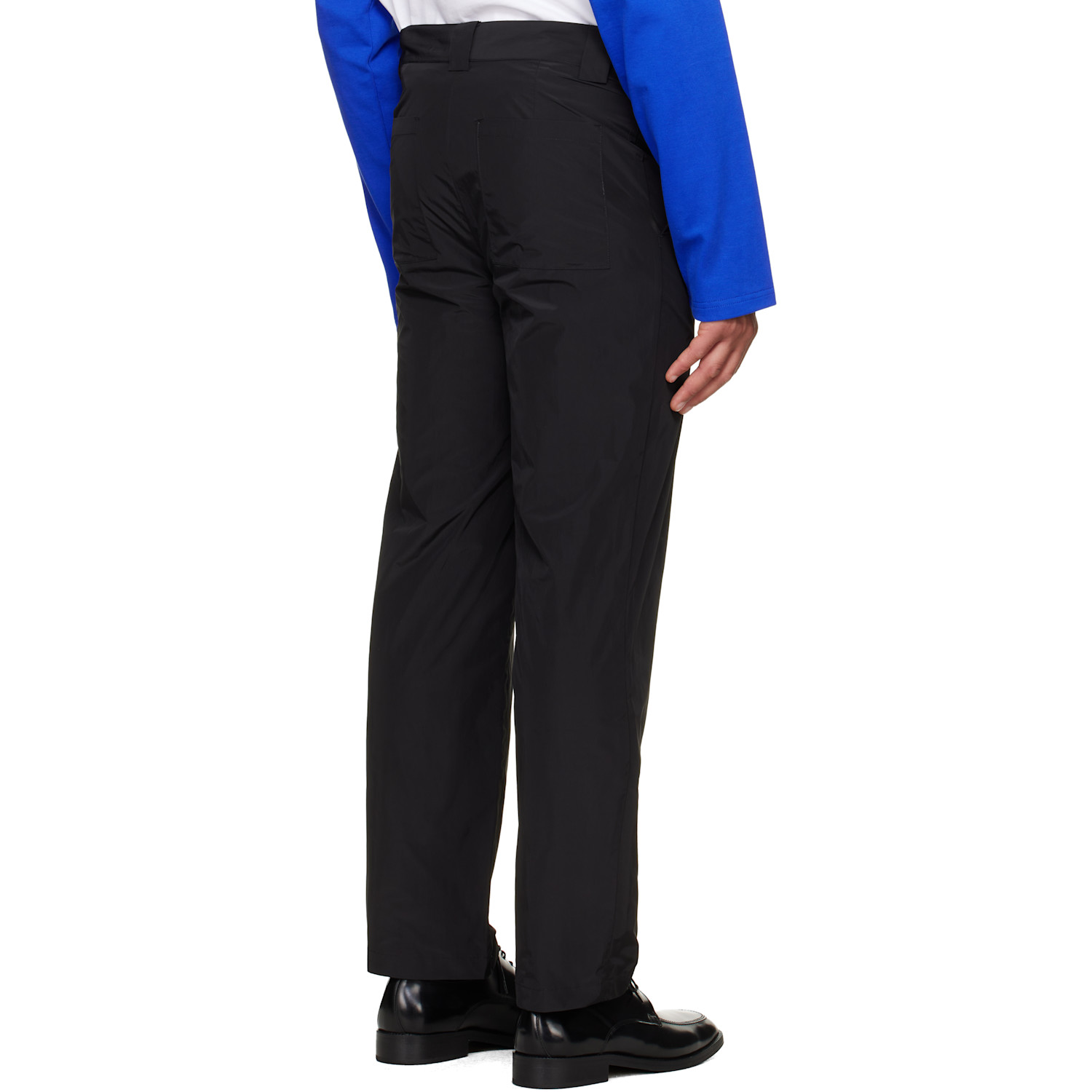  Lii Black Straight Fitted Active Trousers 