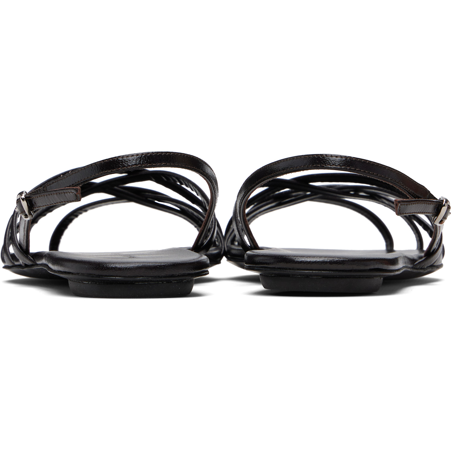  Proenza Schouler Black Uma Slingback Sandals 