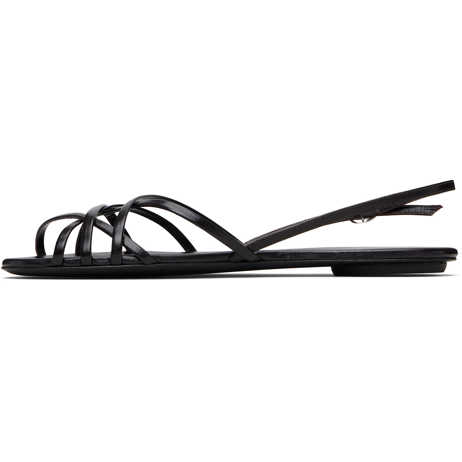  Proenza Schouler Black Uma Slingback Sandals 