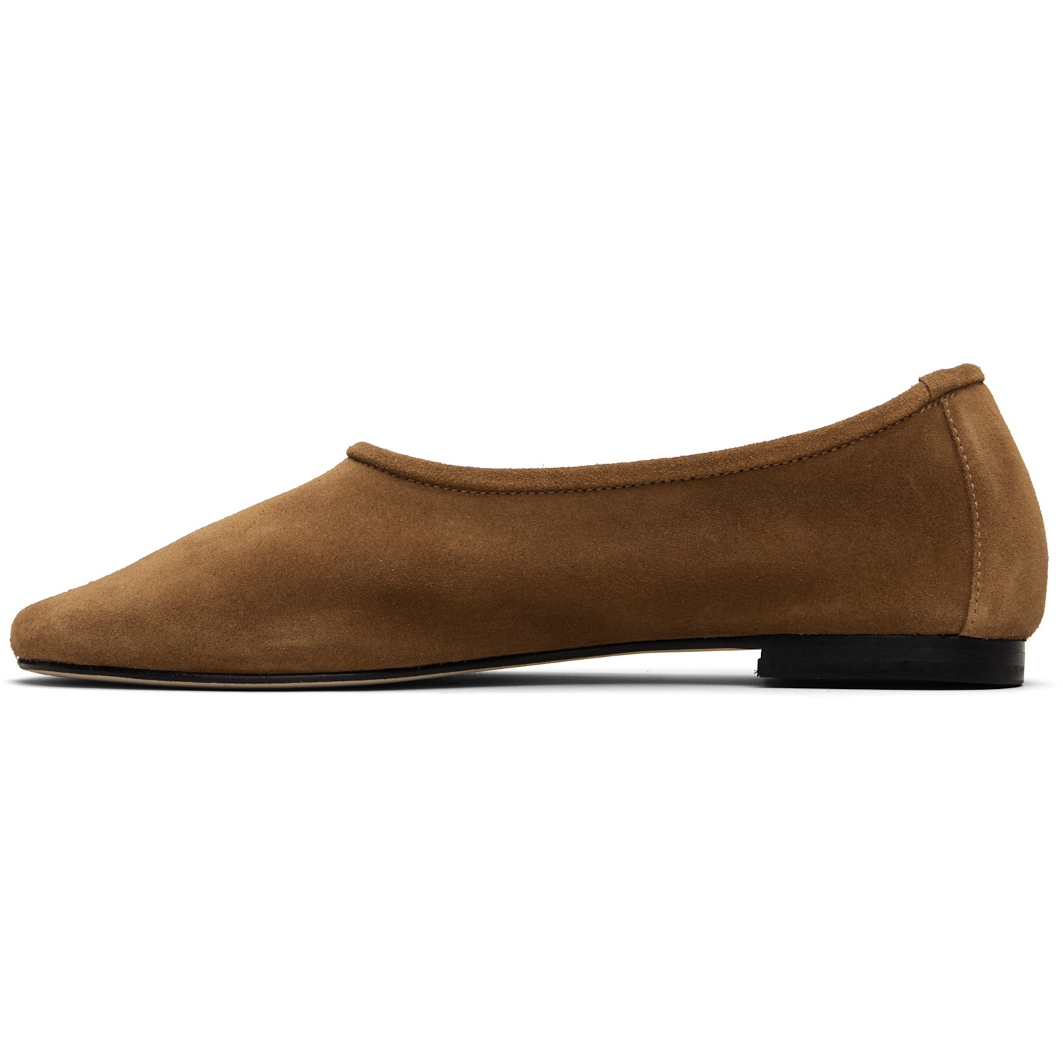  By Far Tan Prudence Ballerina Flats 