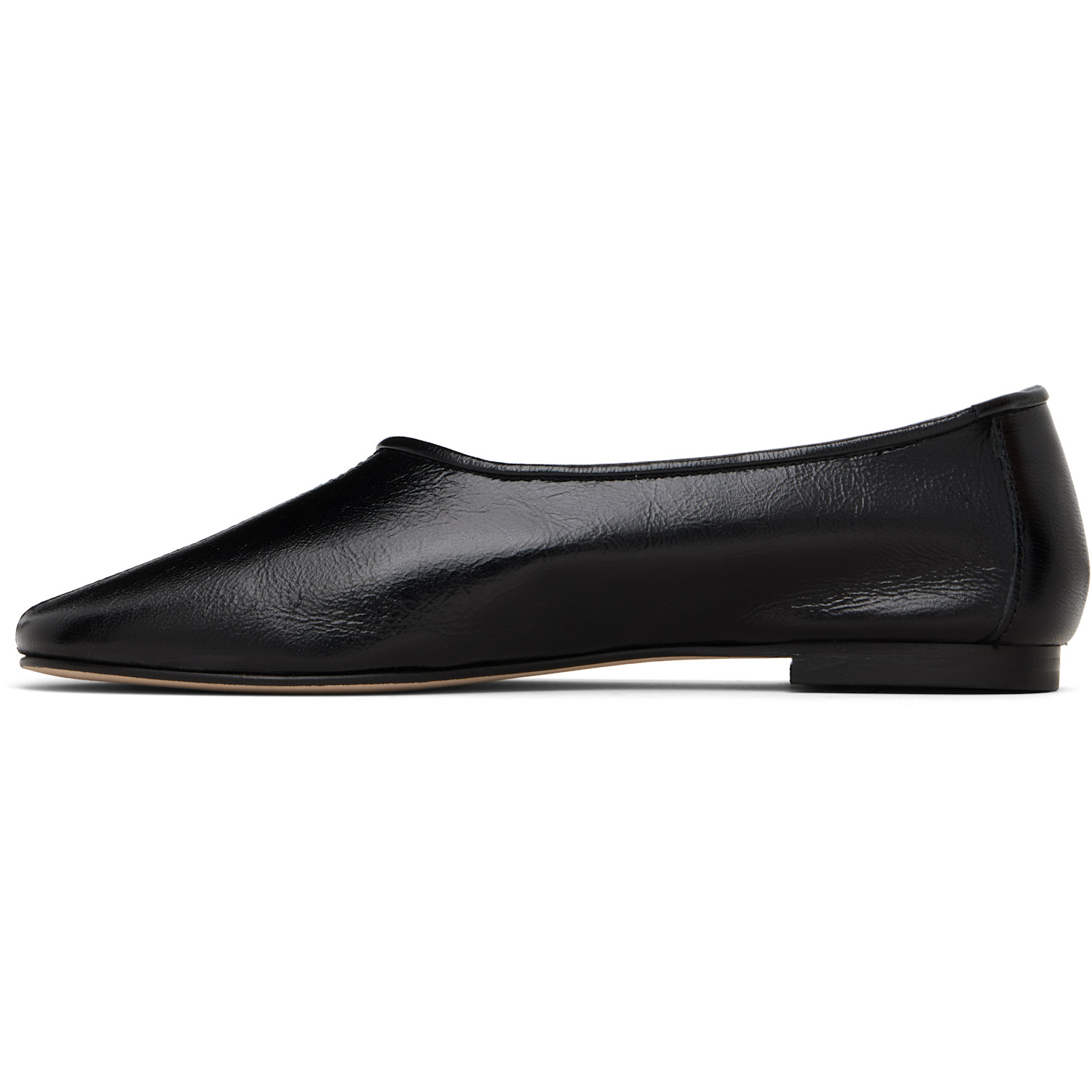  By Far Black Prudence Ballerina Flats 
