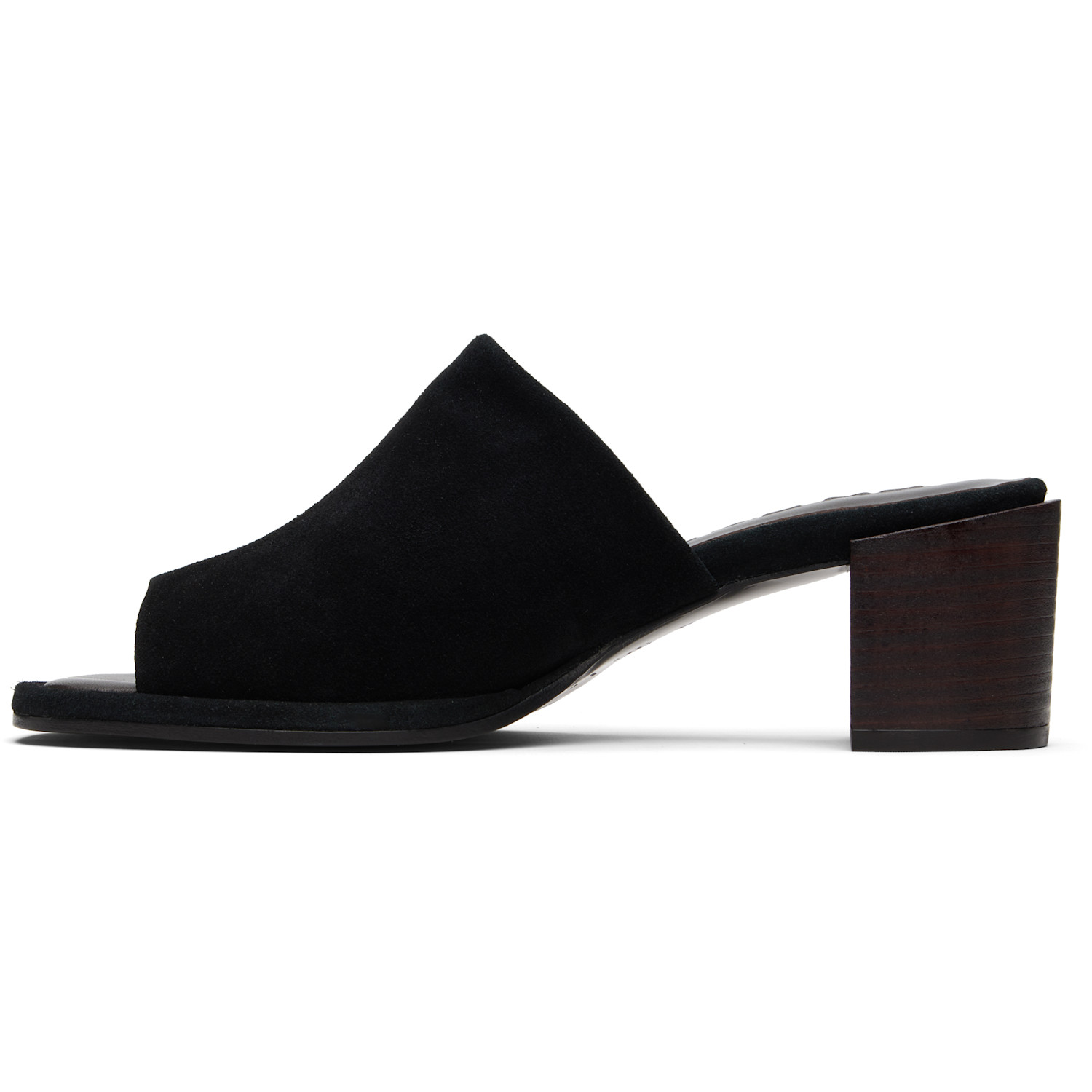  By Far Black Francisco Heeled Sandals 
