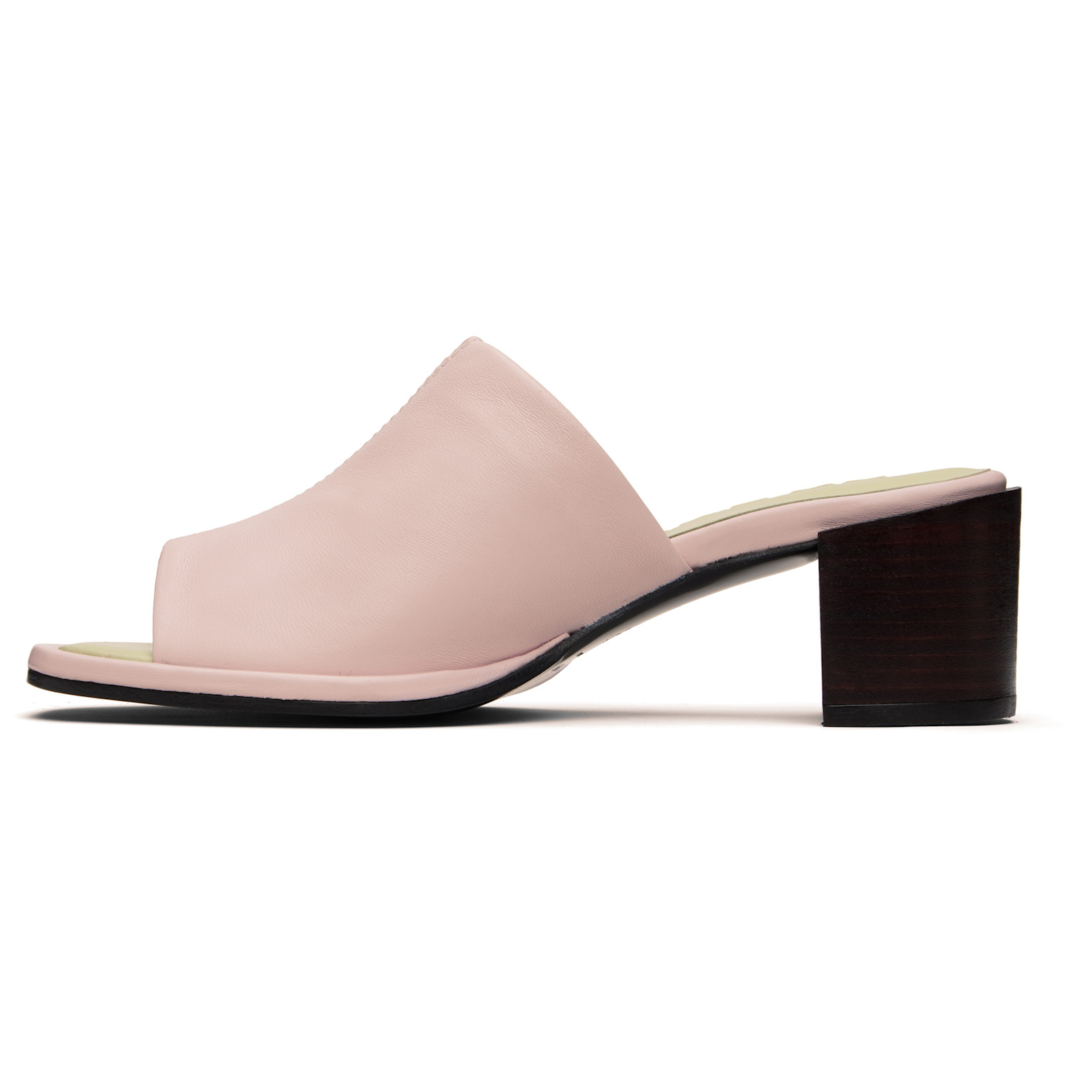  By Far Pink Francisco Heeled Sandals 