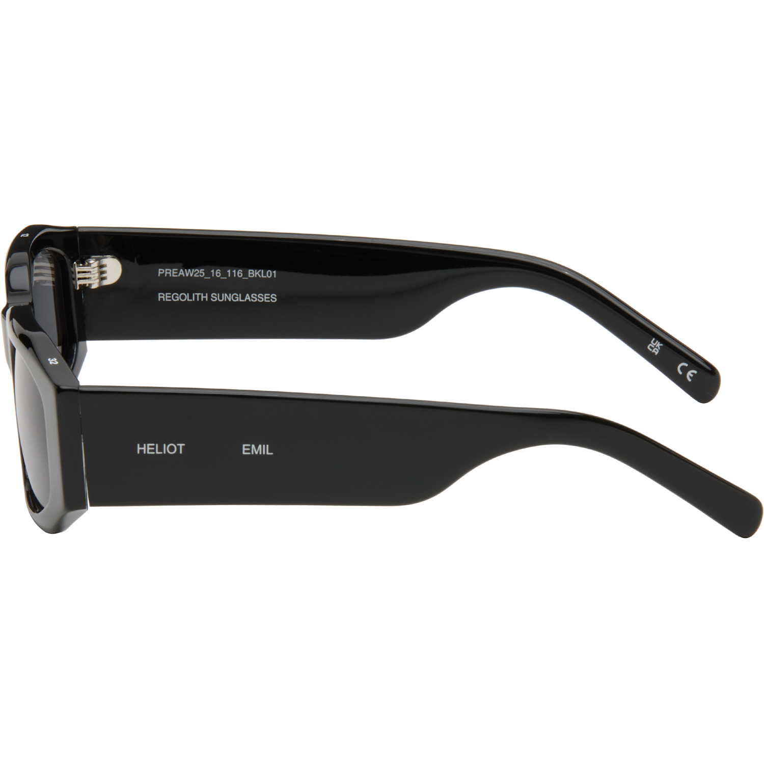  Heliot Emil Black Regolith Sunglasses 